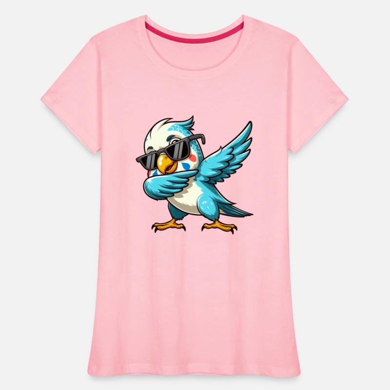 Budgie Dabbing Pose Fun Design