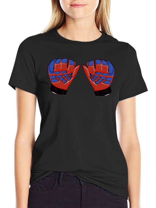 Boxing Glove Graphic T-Shirt - Black Cotton Tee