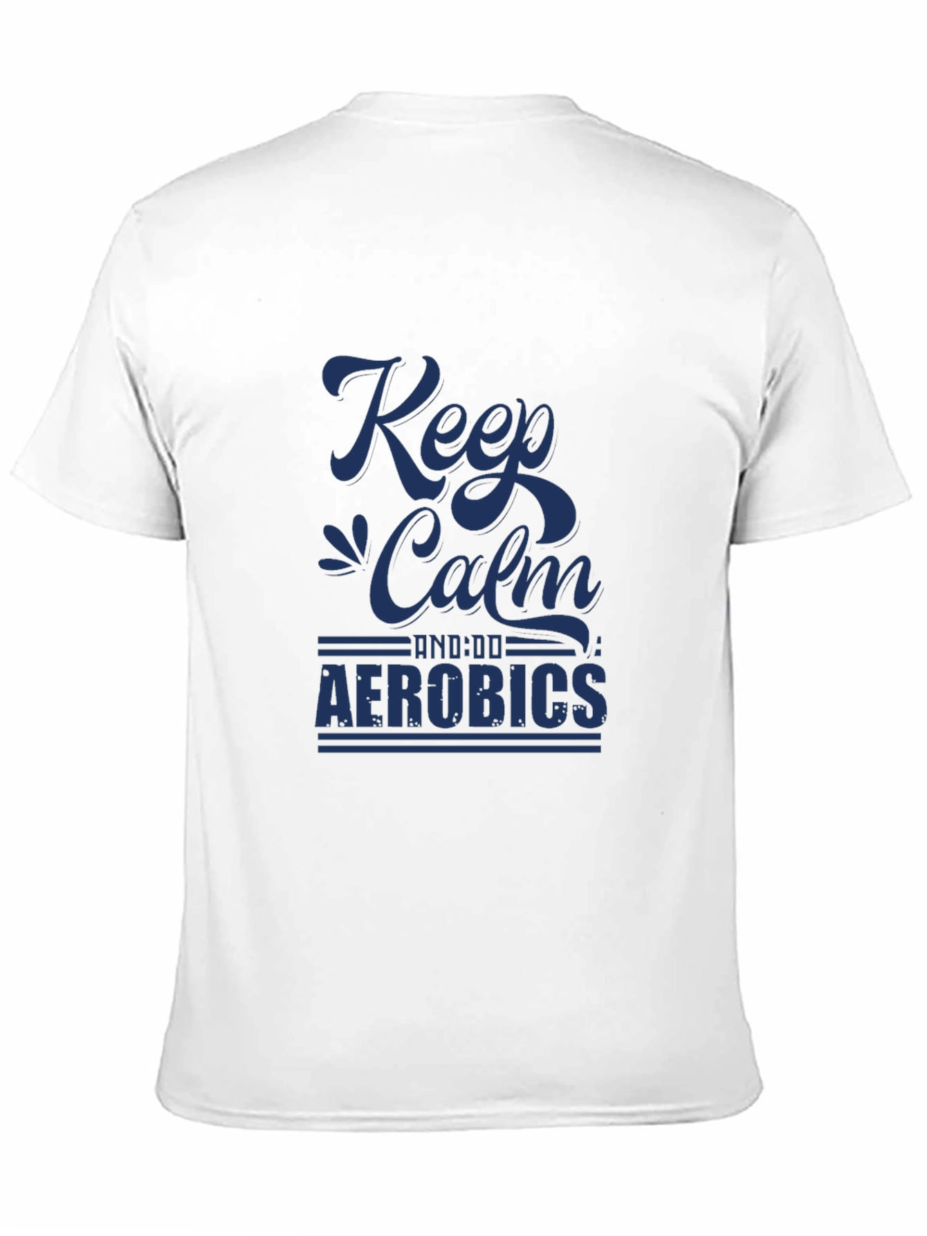Keep Calm Aerobics Black T-Shirt | Fitness Apparel