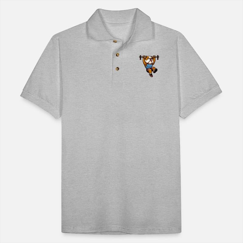 Bulldog Squat Squad: Power Pose Pup