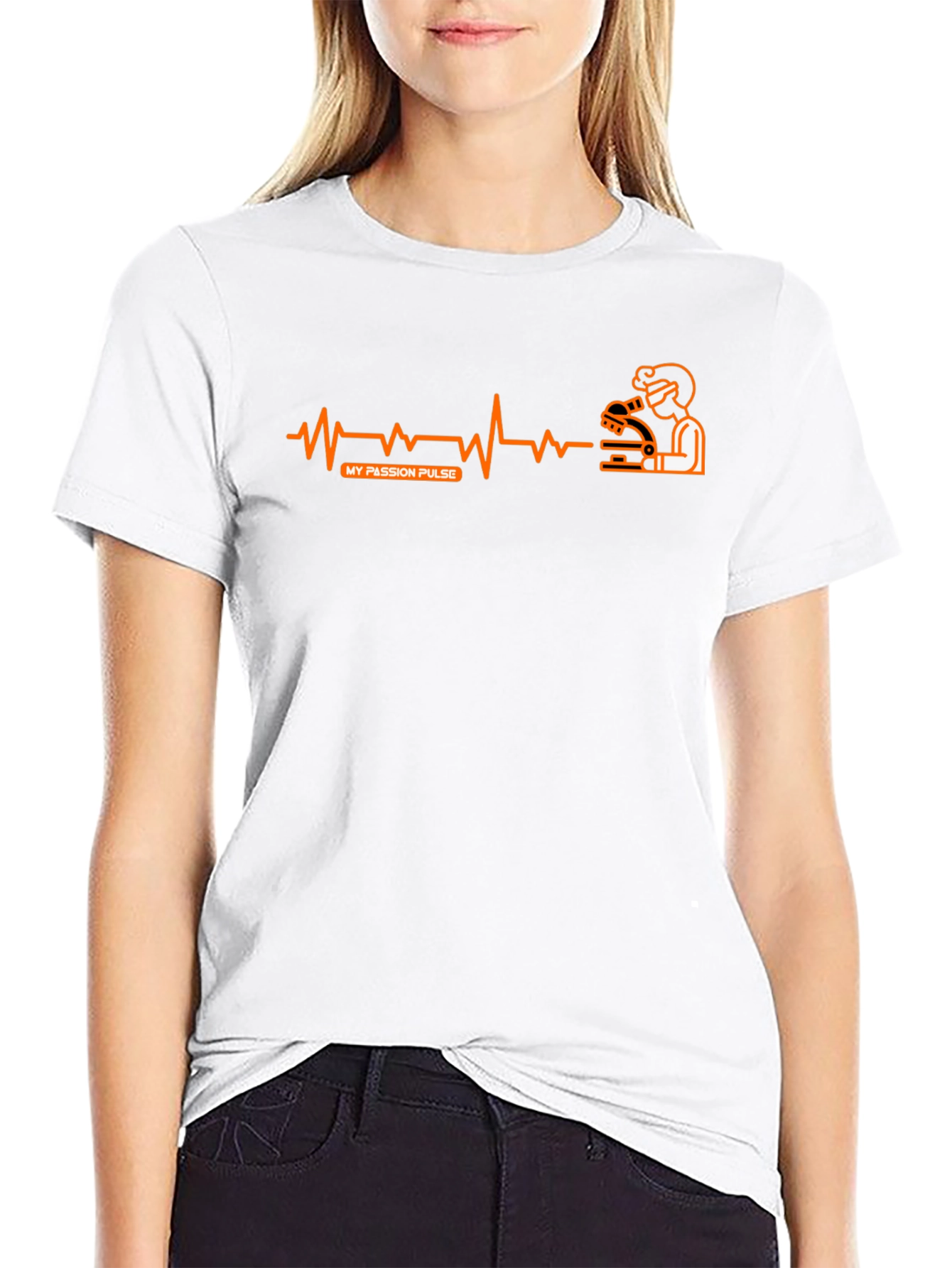 My Passion Pulse Microscope Graphic T-Shirt