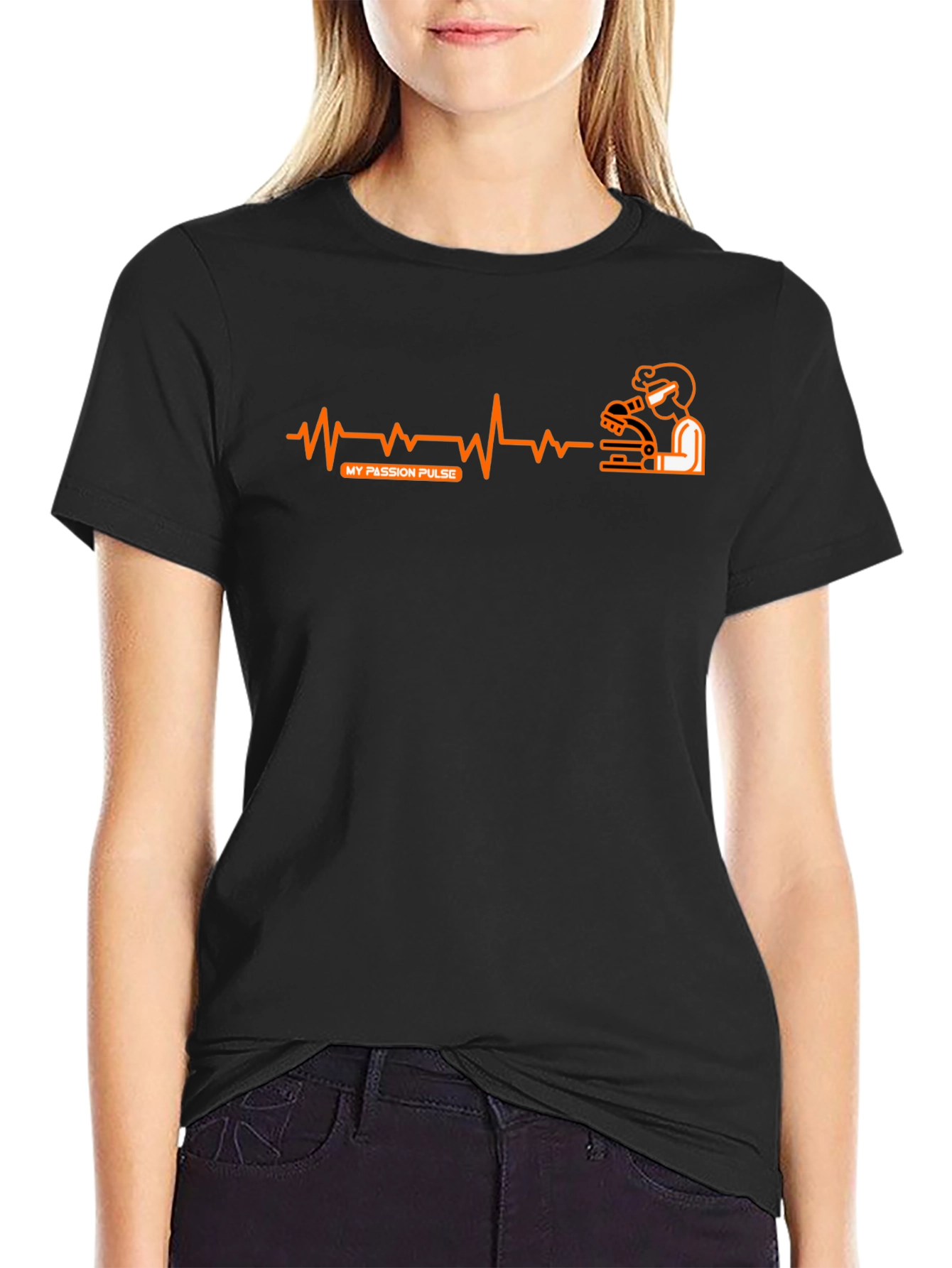 My Passion Pulse Microscope Graphic T-Shirt