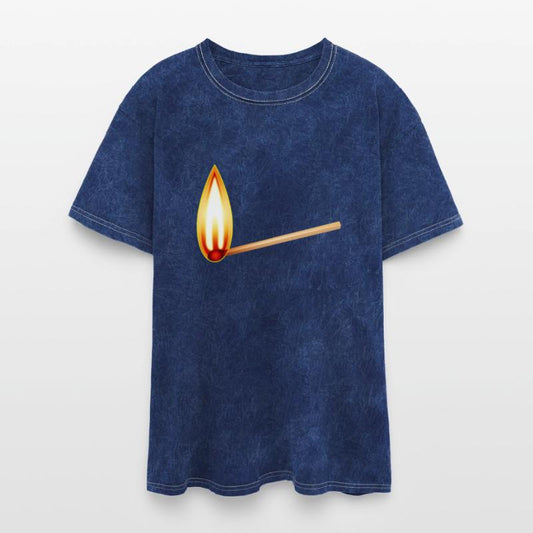 Burning match with a large, warm flame