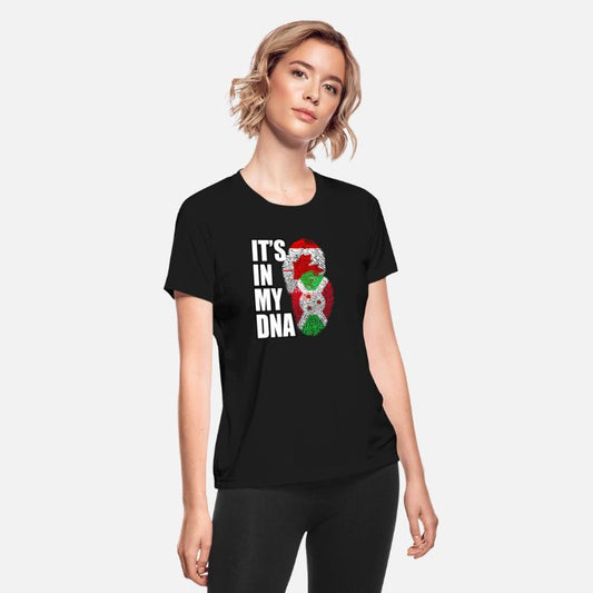 Burundian And Canadian Mix Heritage DNA Flag