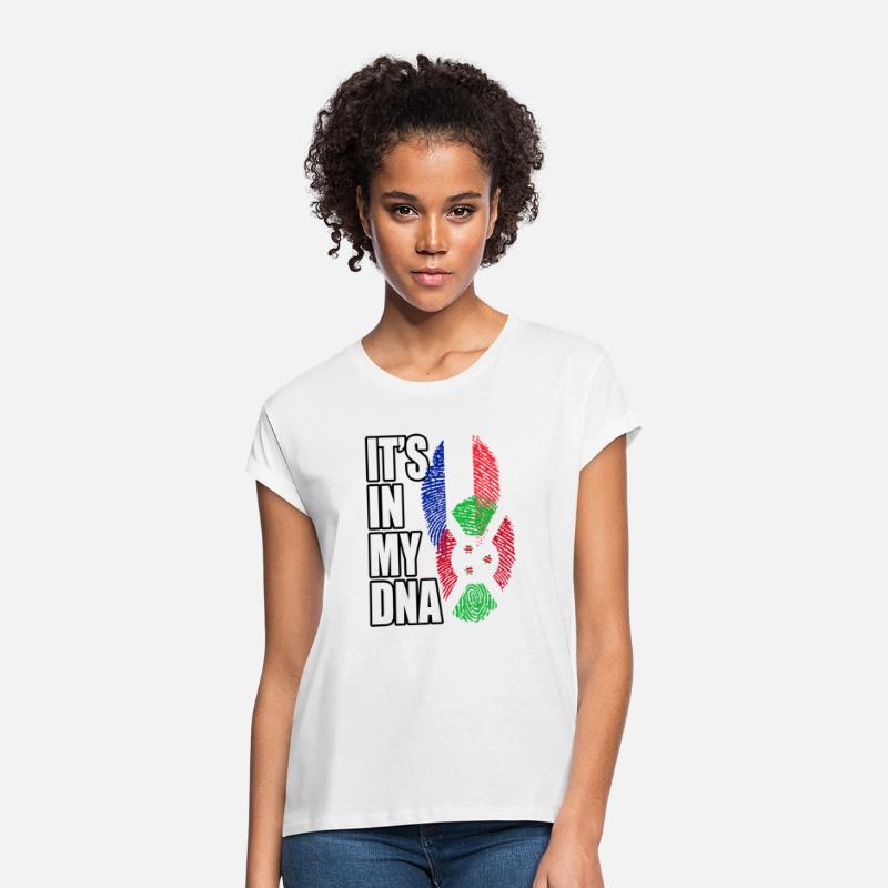 Burundian And French Mix Heritage DNA Flag