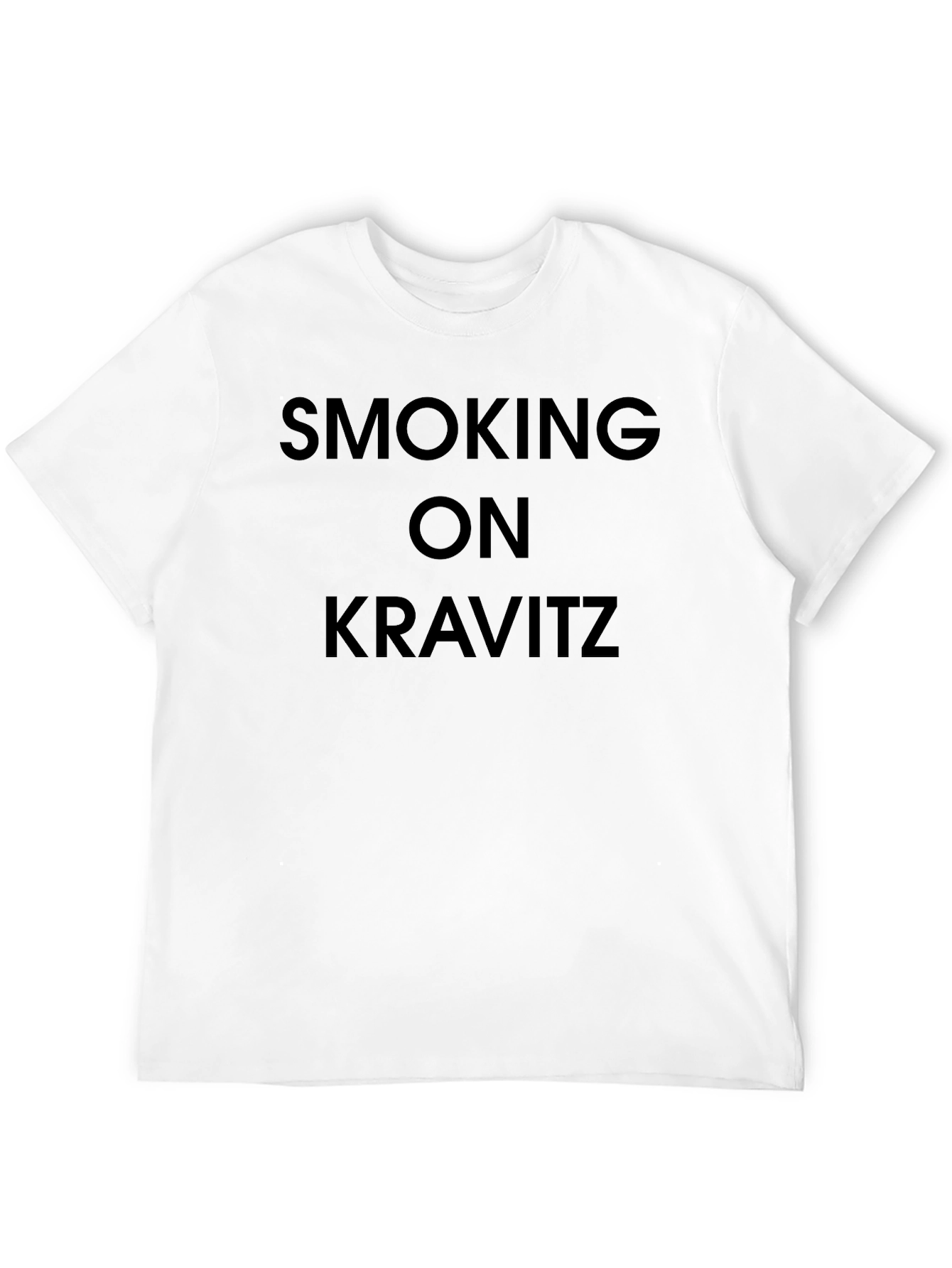 Smoking on Kravitz Black T-Shirt