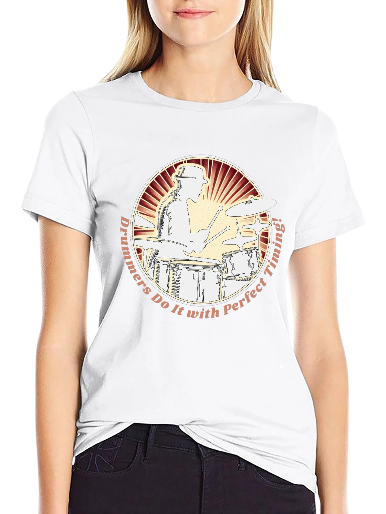 Drummers Do It With Perfect Timing T-Shirt