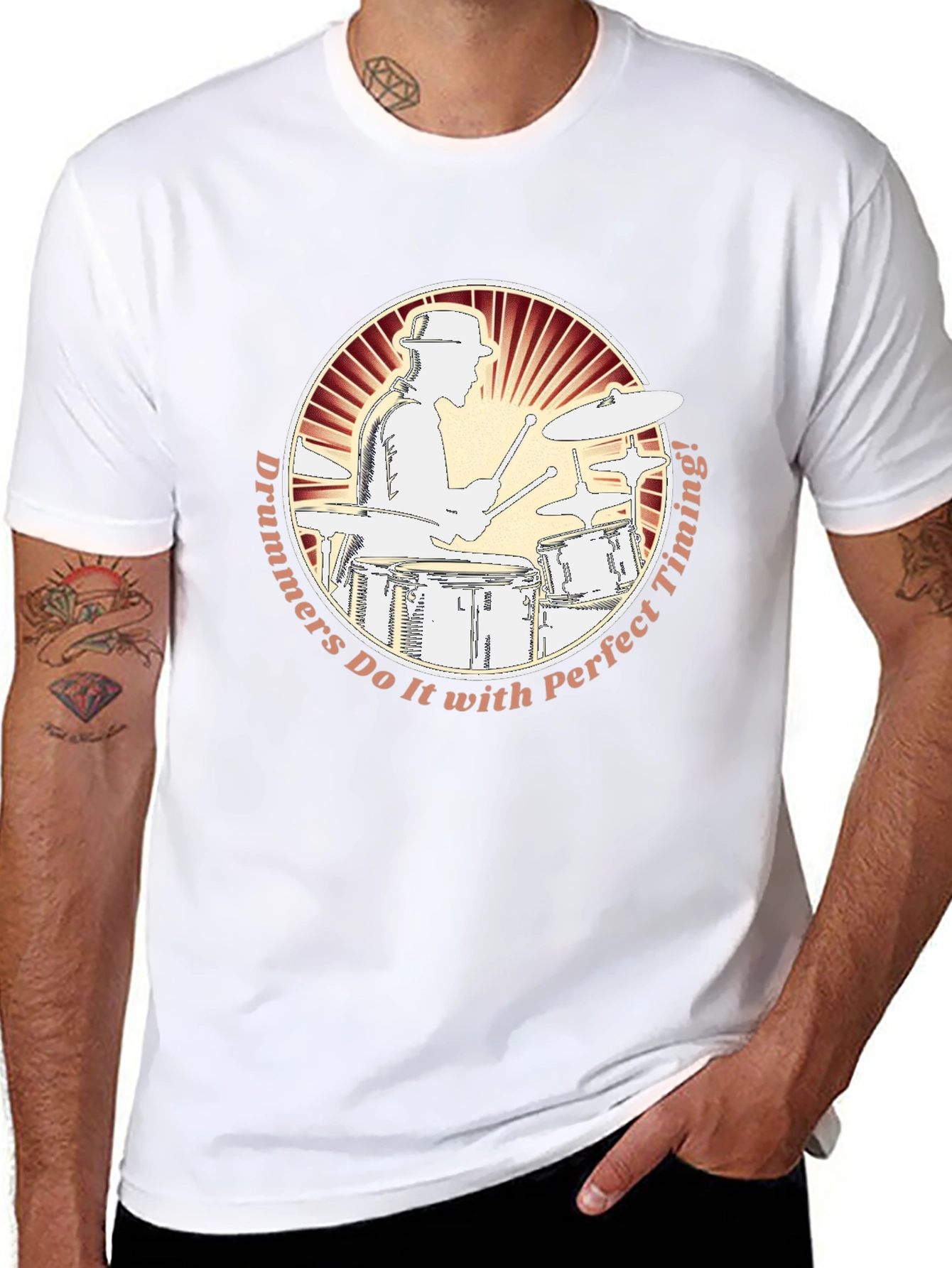 Drummers Do It With Perfect Timing T-Shirt