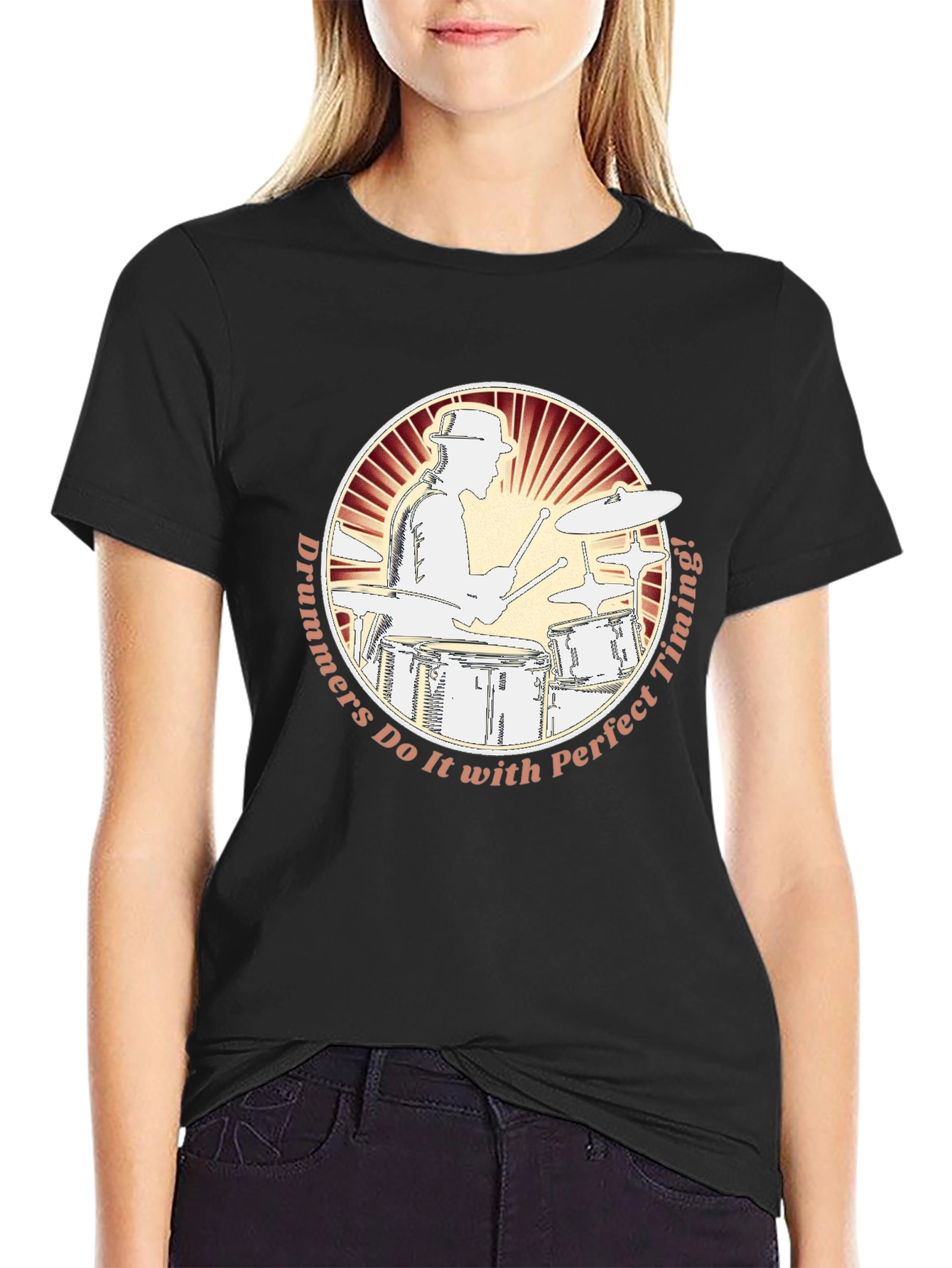 Drummers Do It With Perfect Timing T-Shirt