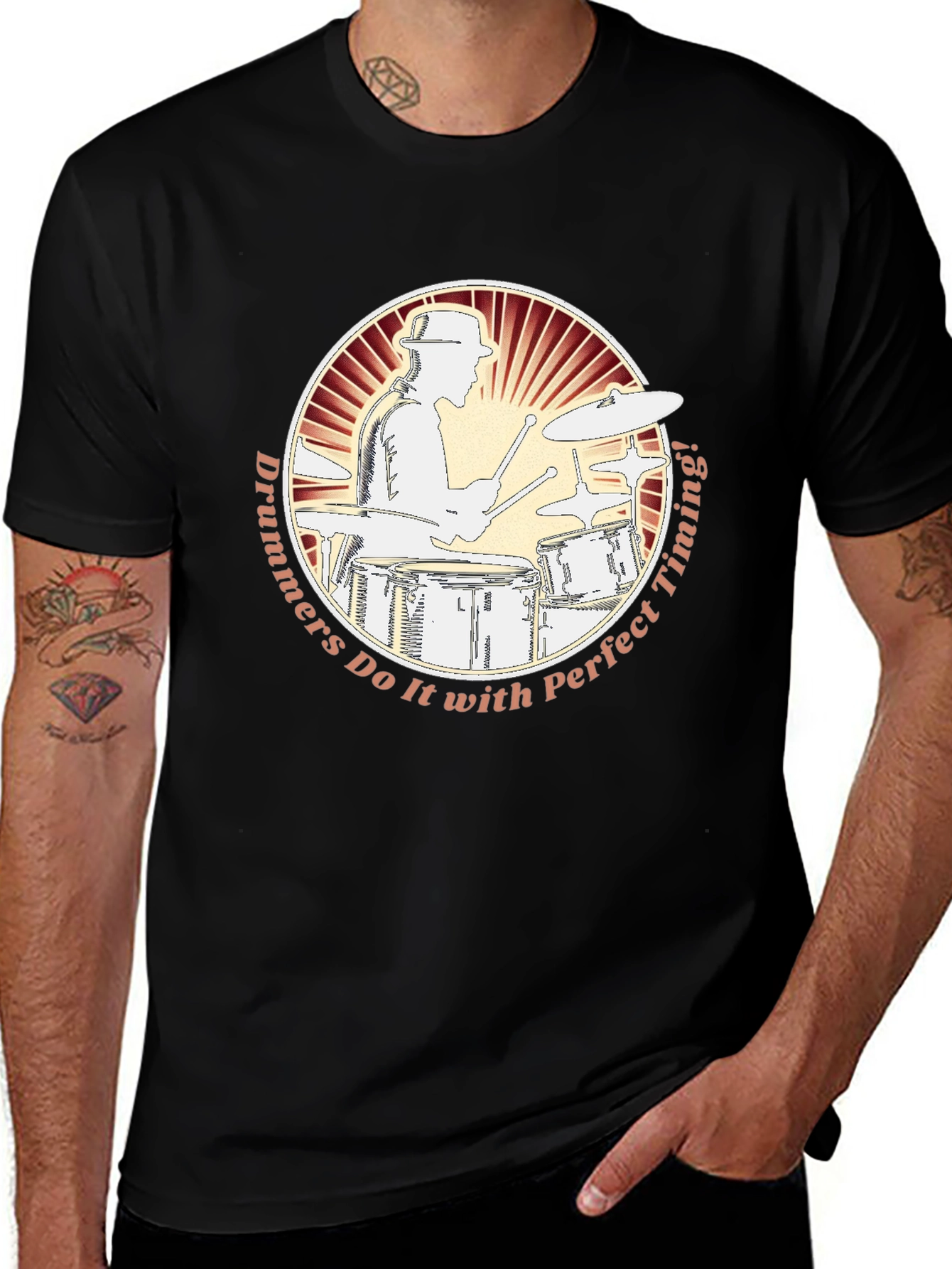 Drummers Do It With Perfect Timing T-Shirt