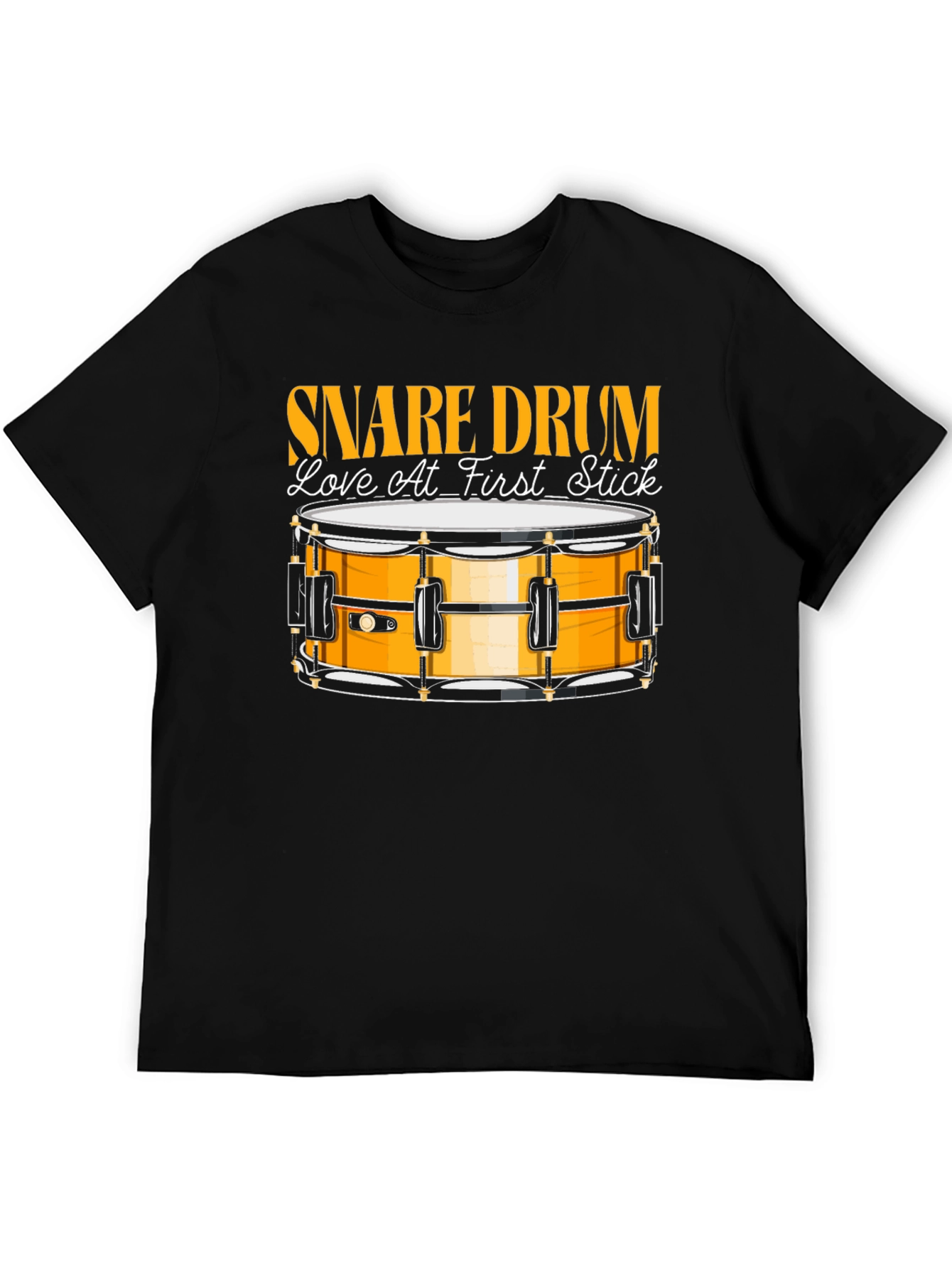 Snare Drum Love At First Stick Graphic T-Shirt