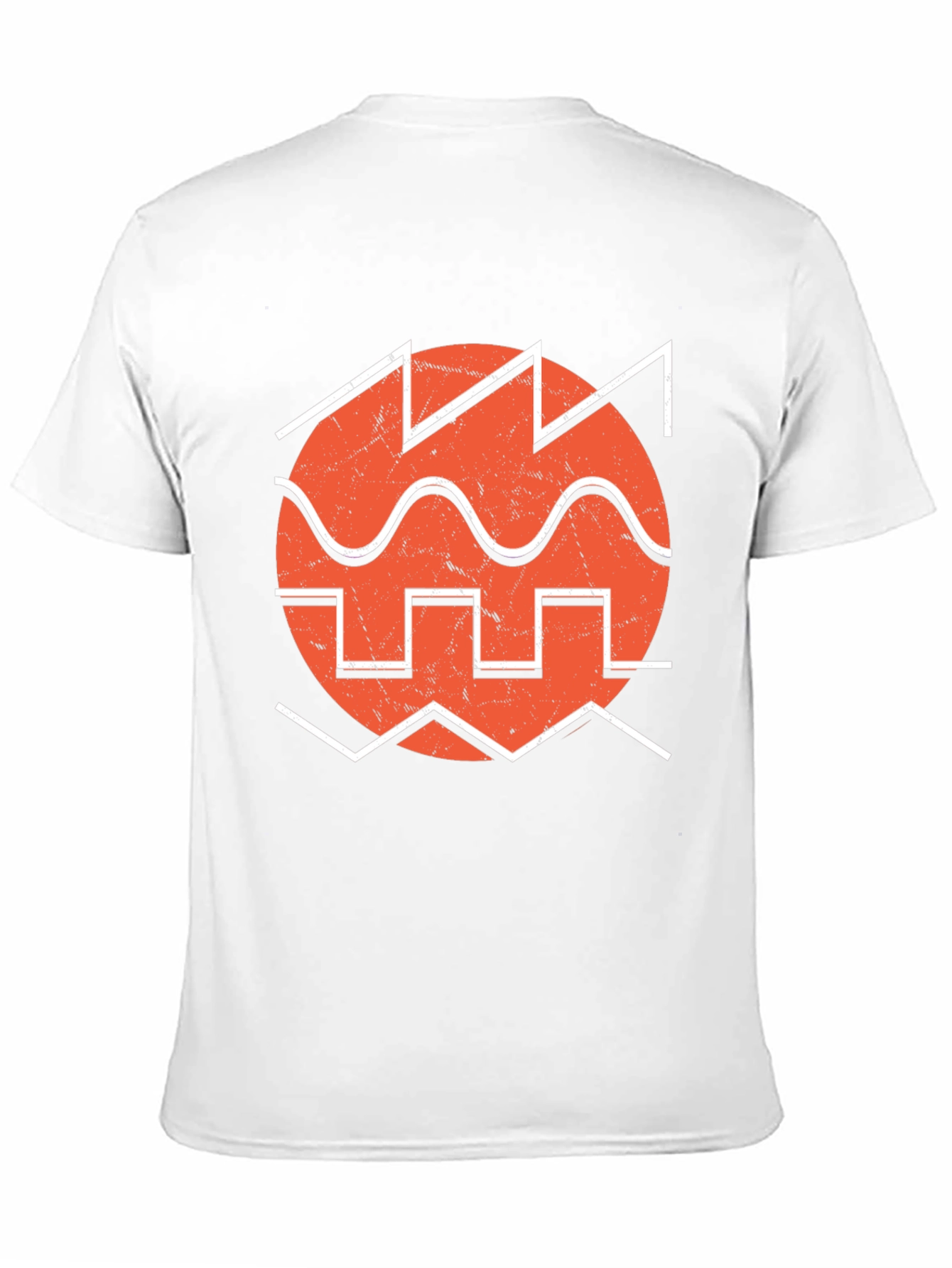 Retro Waveform Graphic Tee - Black