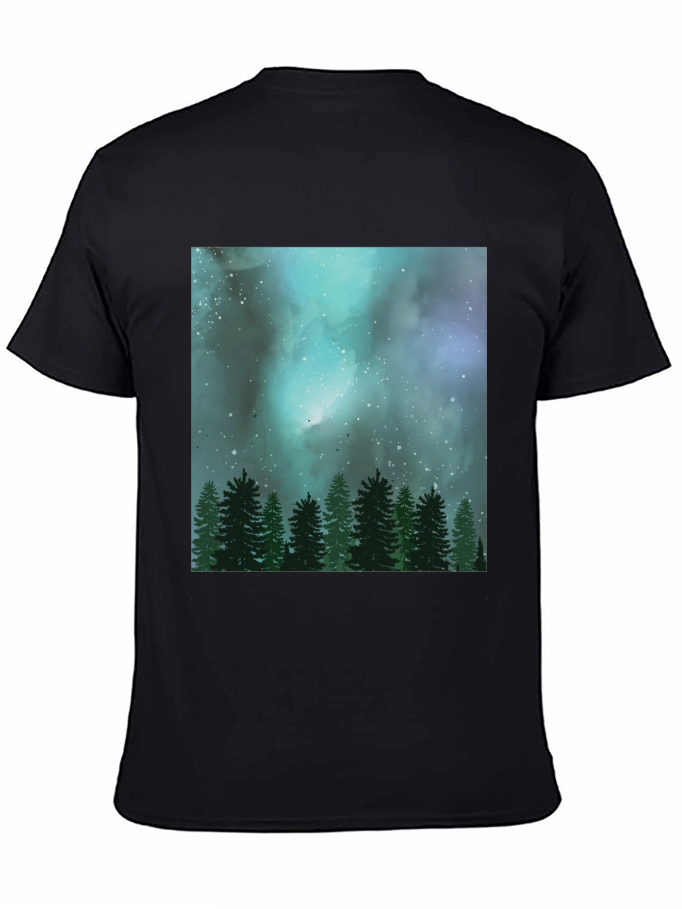 Night Sky Forest Graphic Tee