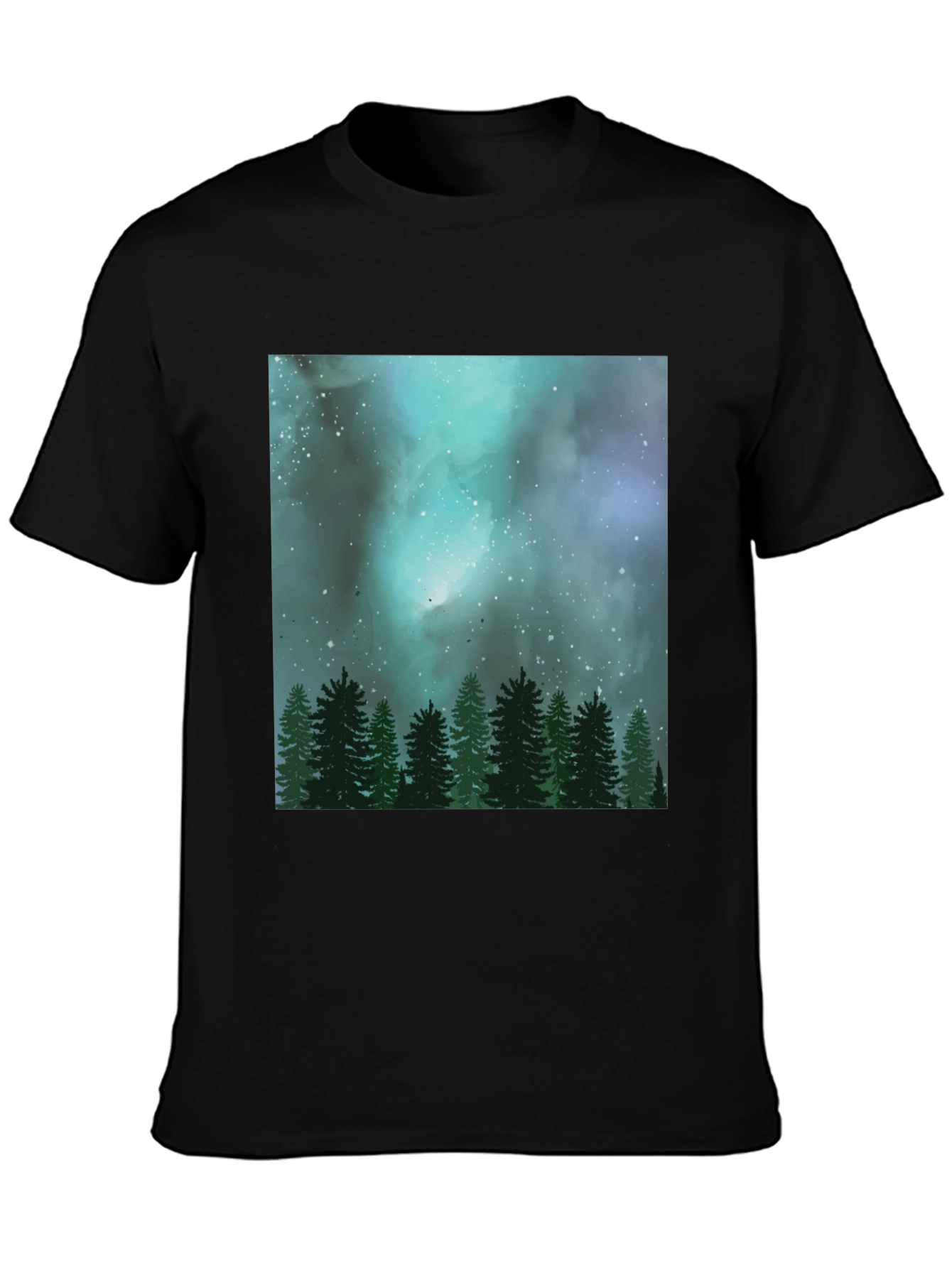 Night Sky Forest Graphic Tee