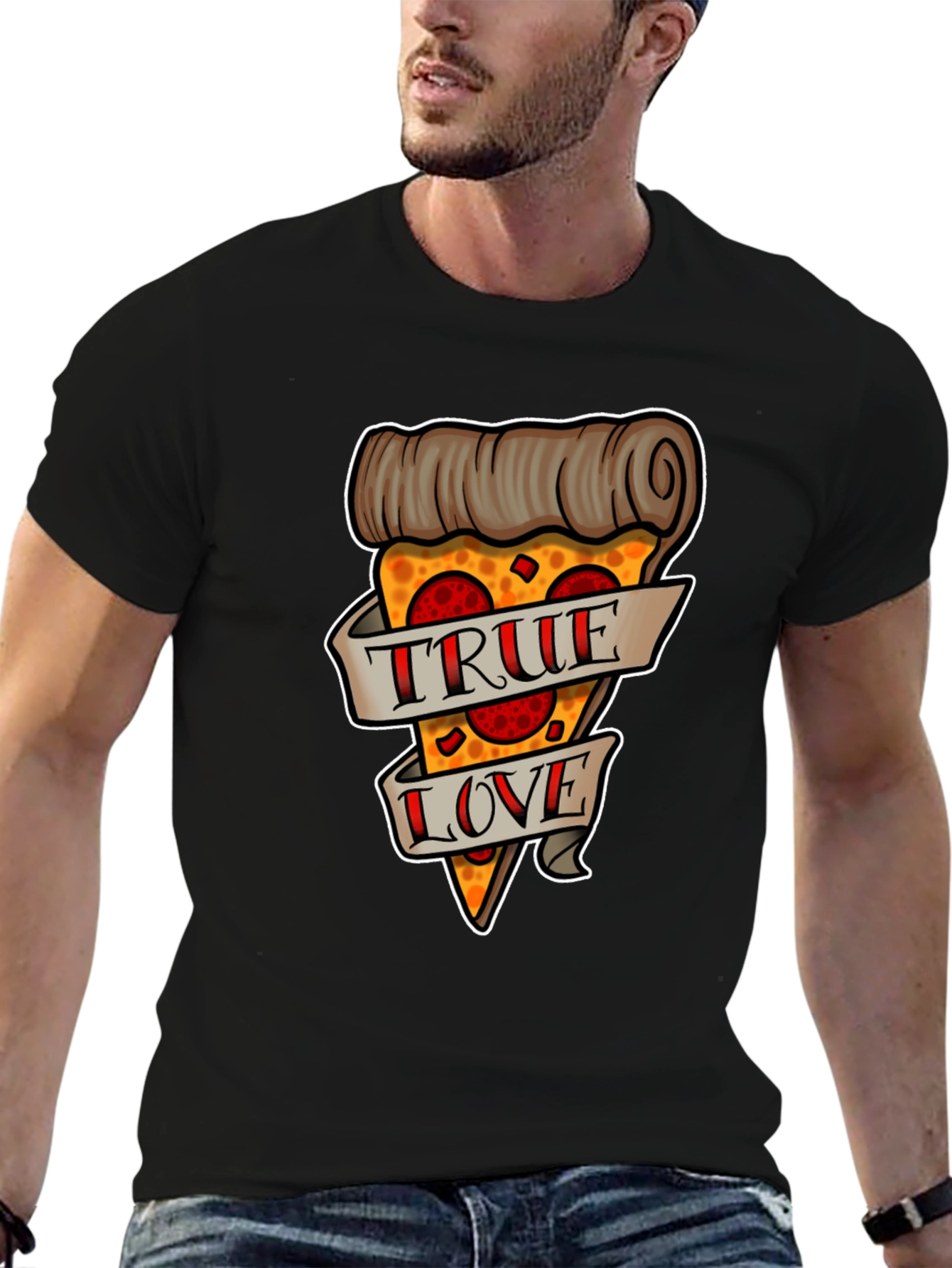 Pizza True Love Graphic T-Shirt