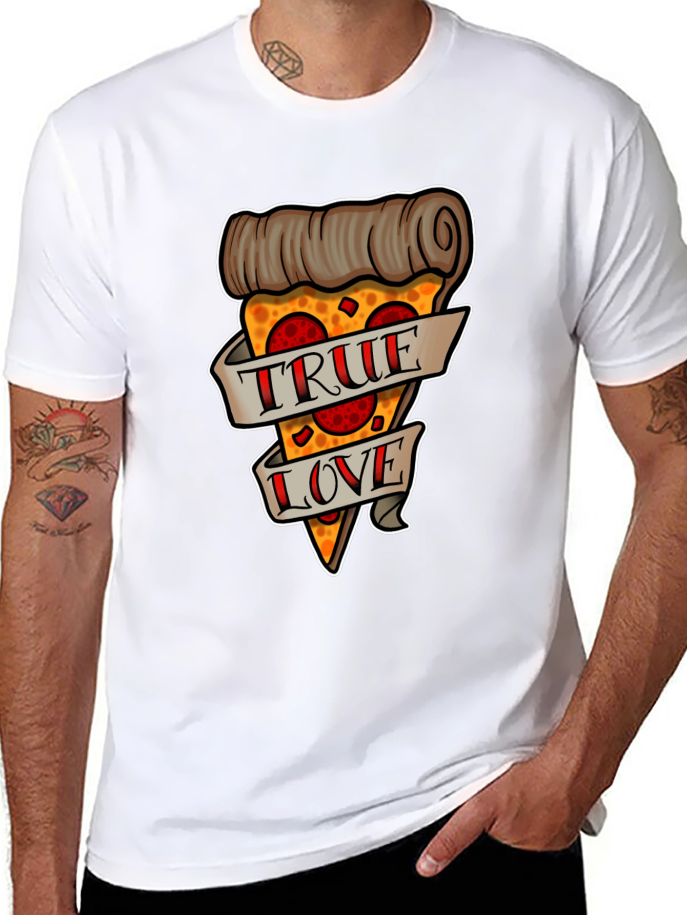 Pizza True Love Graphic T-Shirt