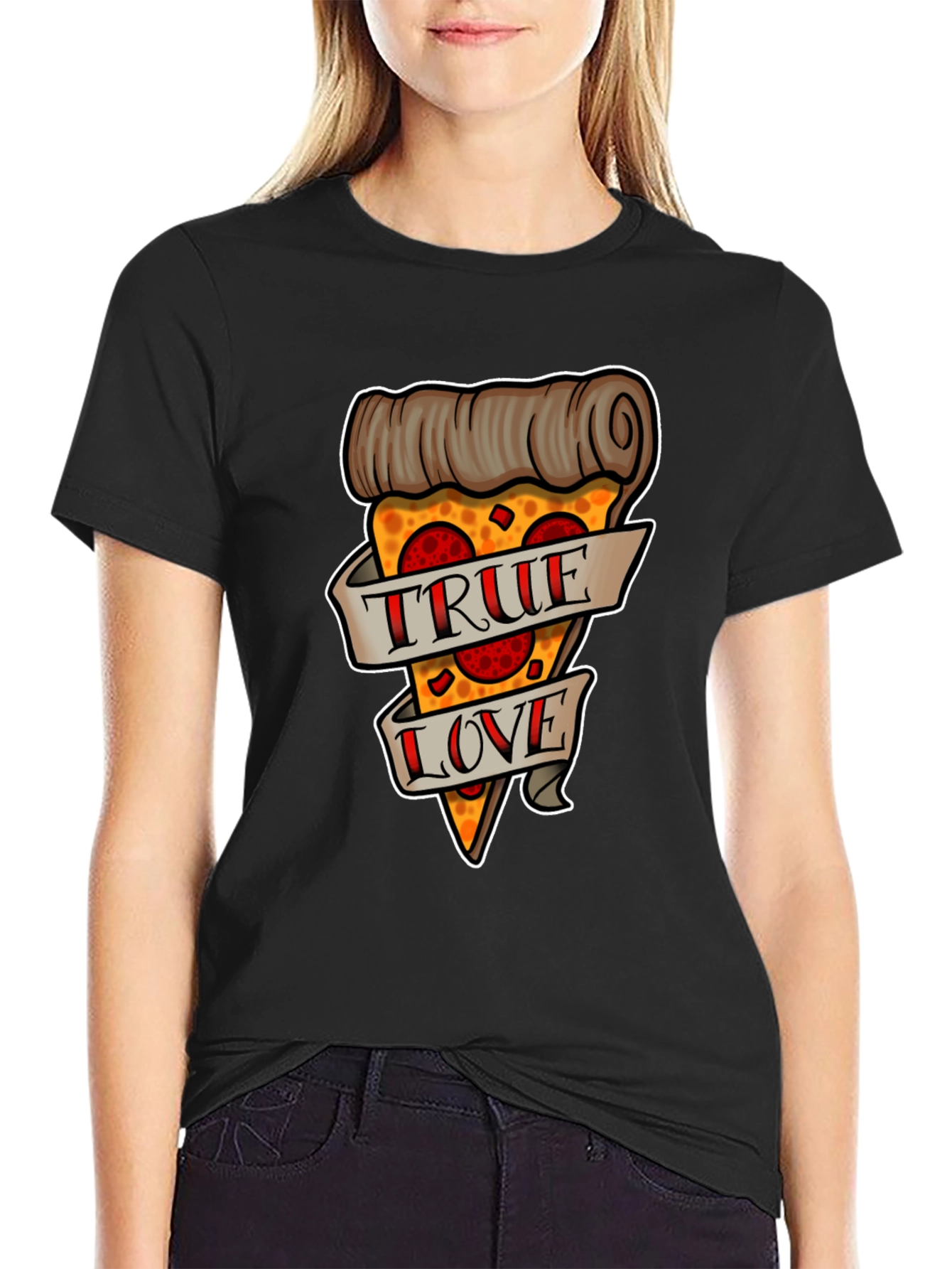 Pizza True Love Graphic T-Shirt