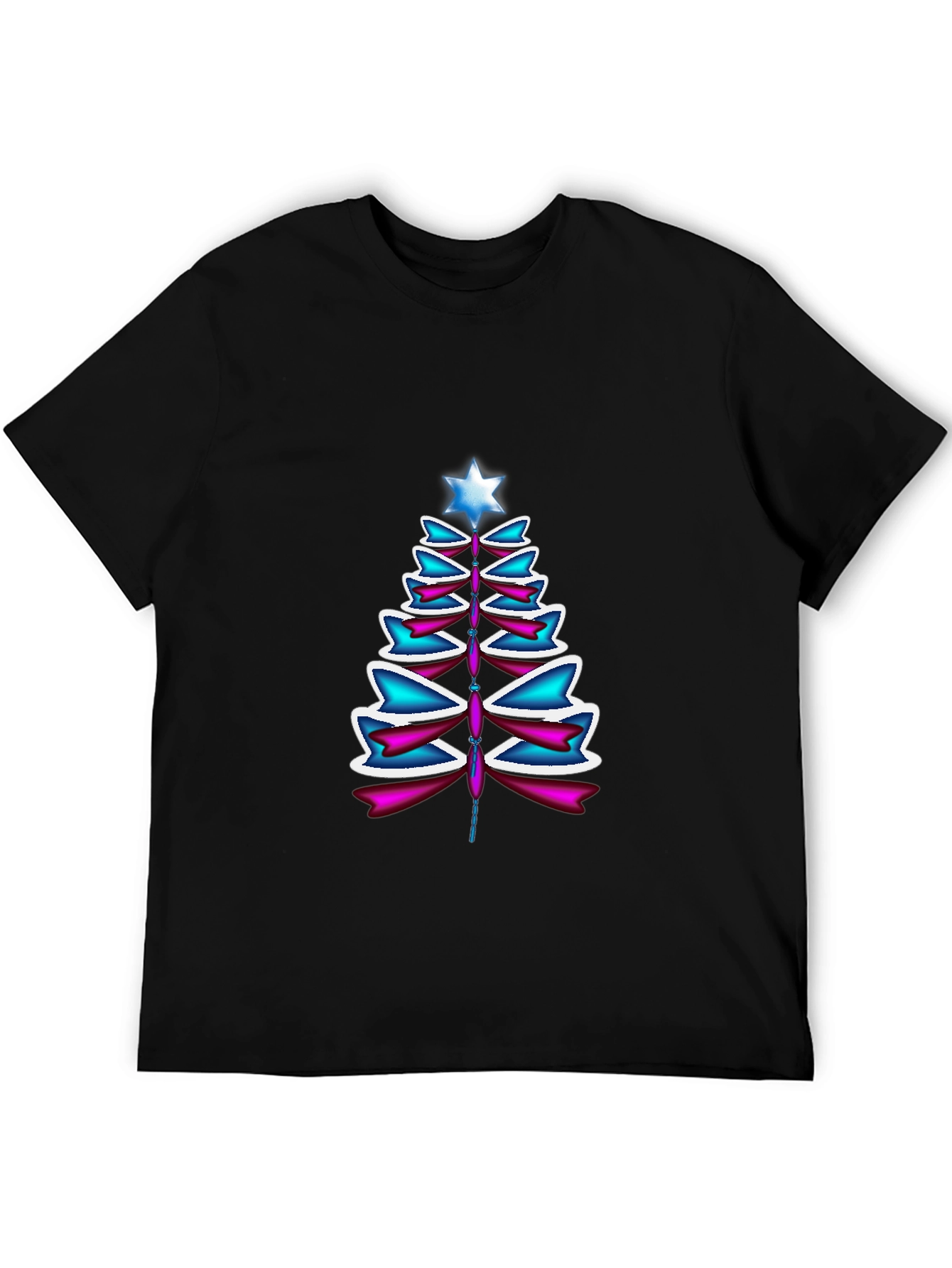 Festive Christmas Tree Graphic Tee