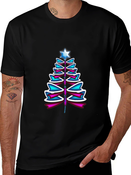 Festive Christmas Tree Graphic Tee