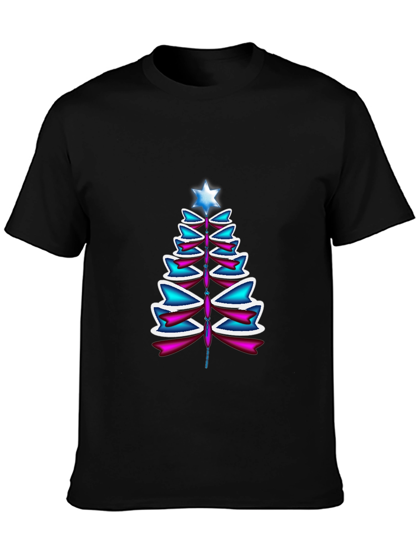 Festive Christmas Tree Graphic Tee