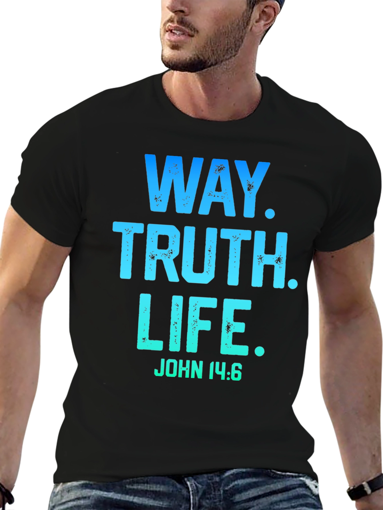 Way Truth Life T-Shirt John 14:6 Christian Tee