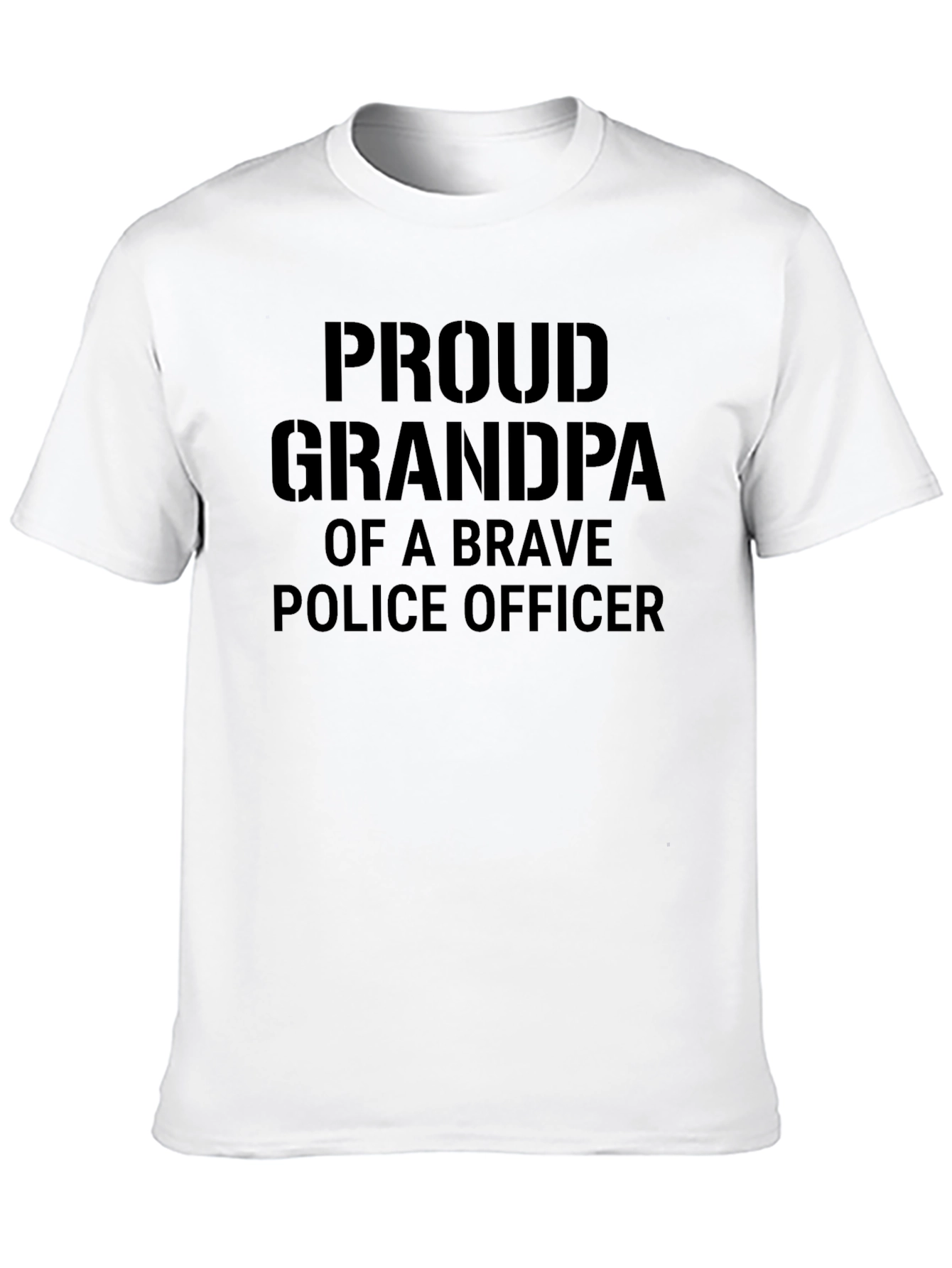 Proud Grandpa Police Officer T-Shirt