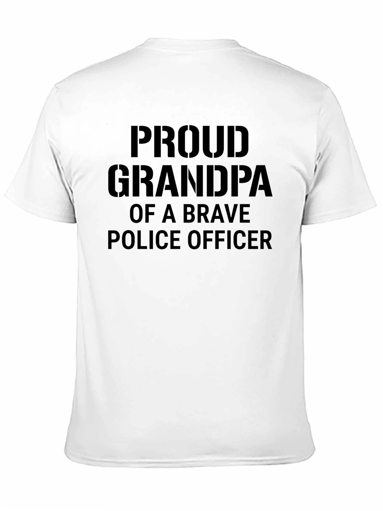 Proud Grandpa Police Officer T-Shirt