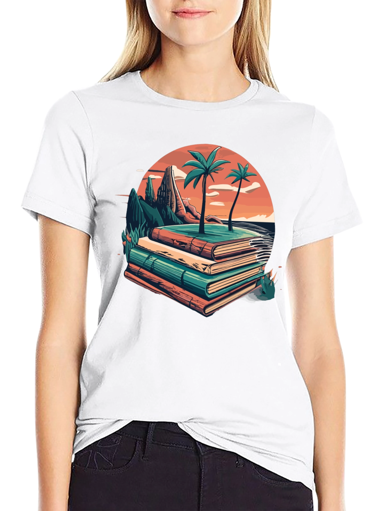 Island Books T-Shirt - Literary Getaway