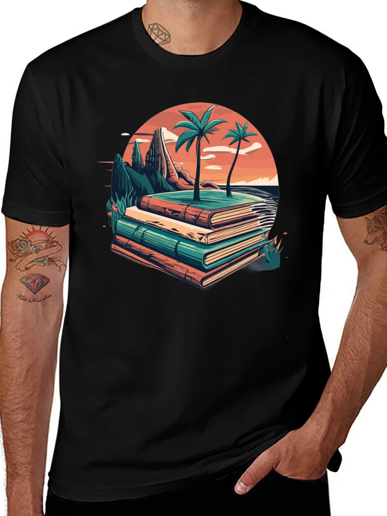 Island Books T-Shirt - Literary Getaway