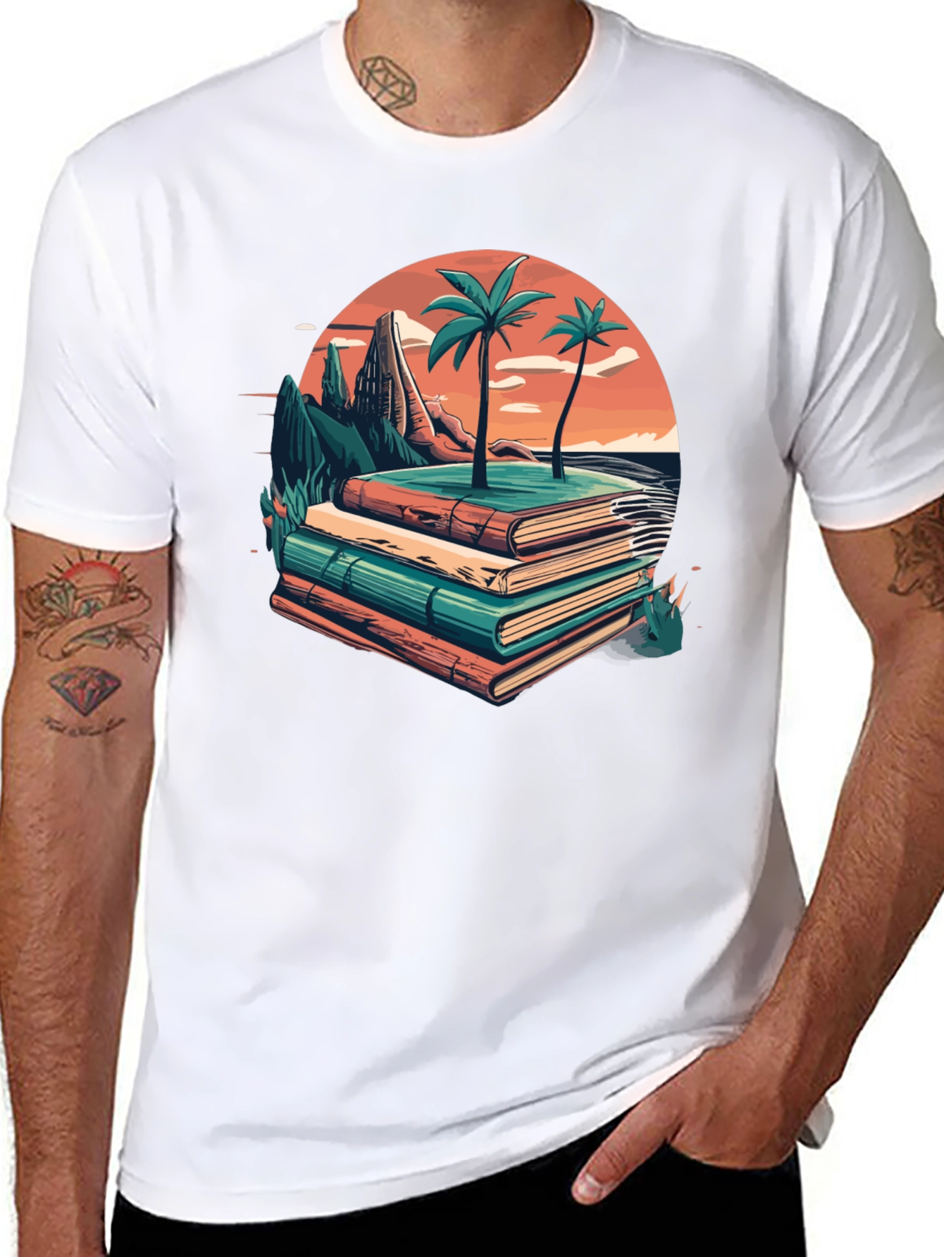 Island Books T-Shirt - Literary Getaway