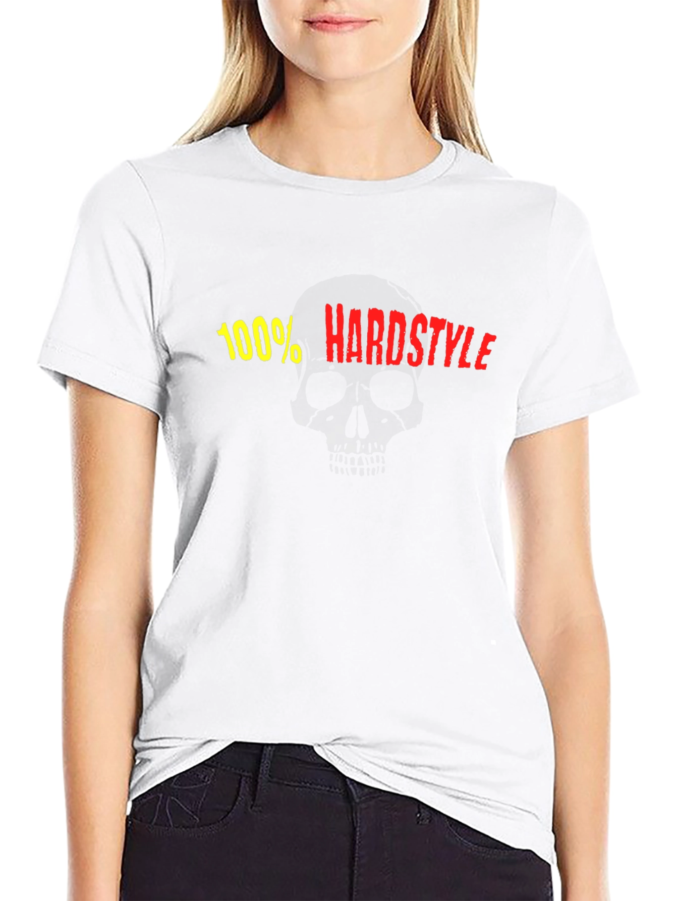 100% Hardstyle Black Graphic Tee - Music Festival Shirt