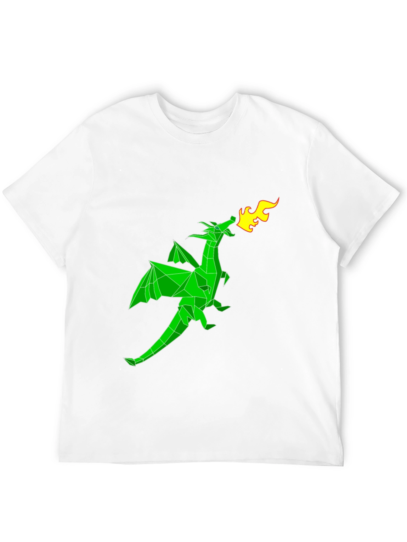 Geometric Dragon Graphic Tee