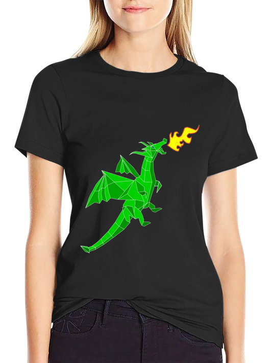 Geometric Dragon Graphic Tee
