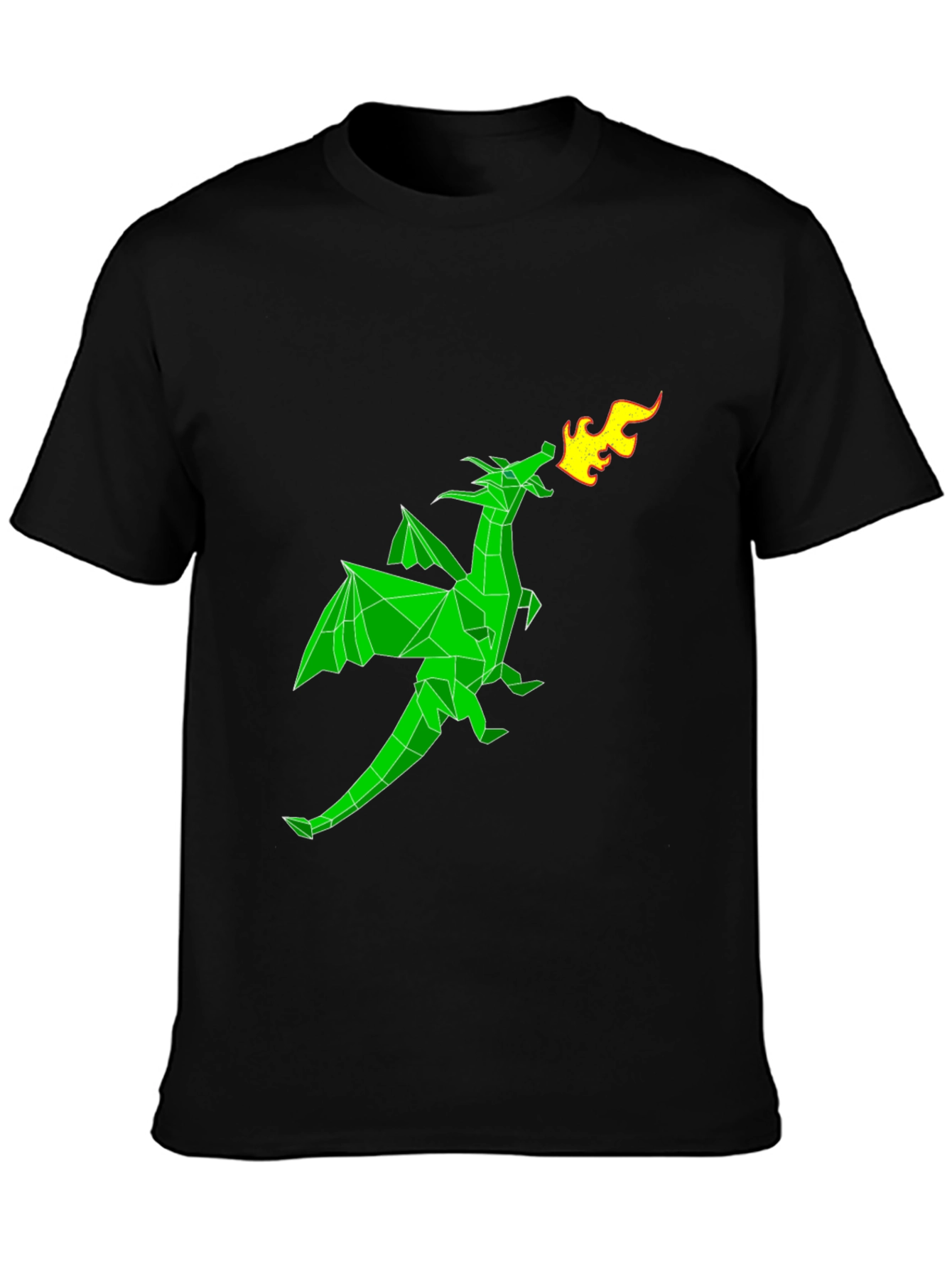 Geometric Dragon Graphic Tee