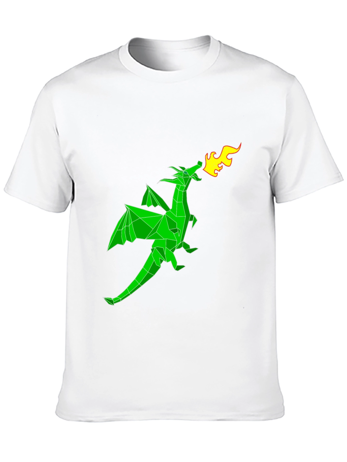Geometric Dragon Graphic Tee