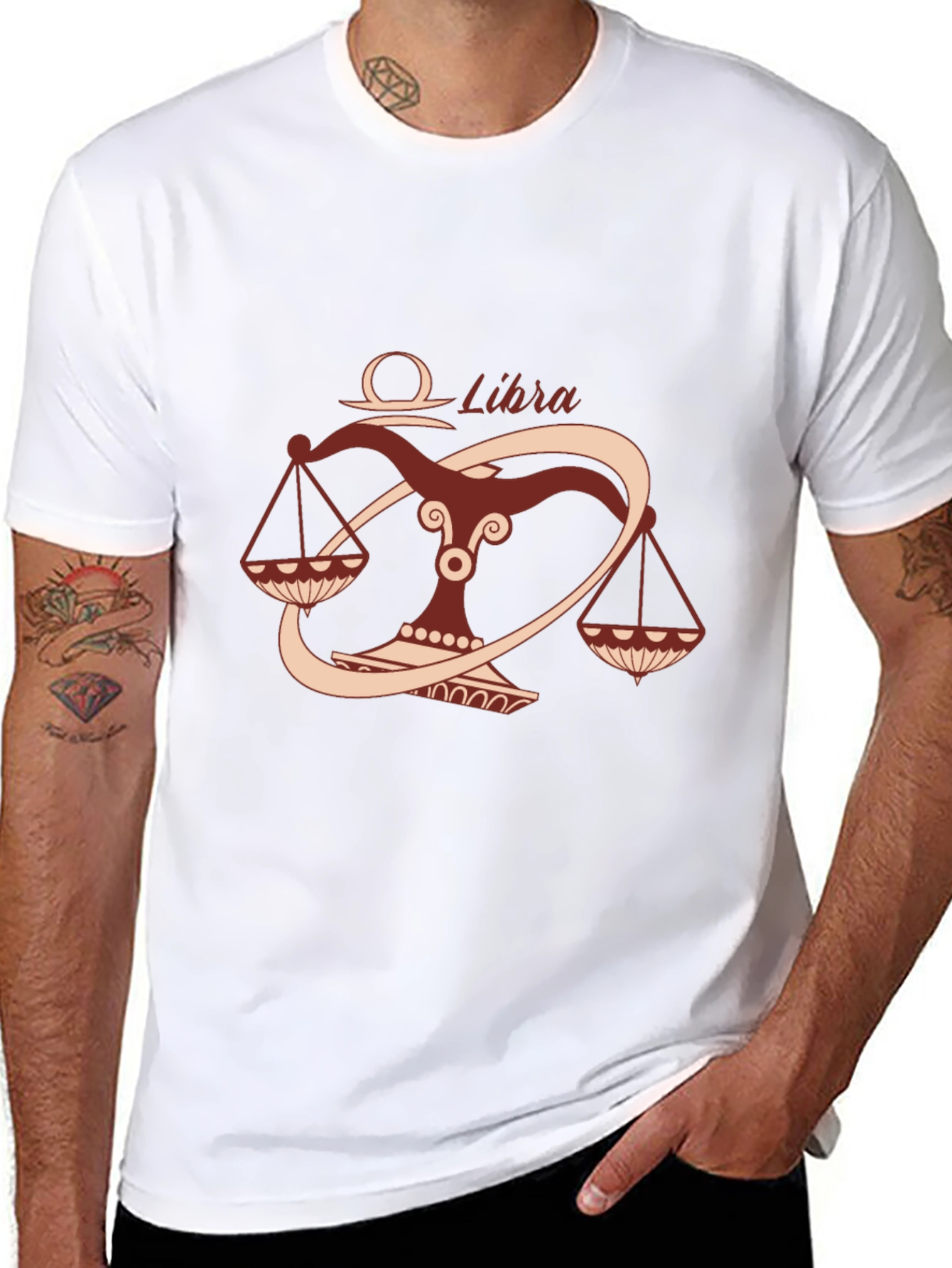 Libra Zodiac Graphic T-Shirt