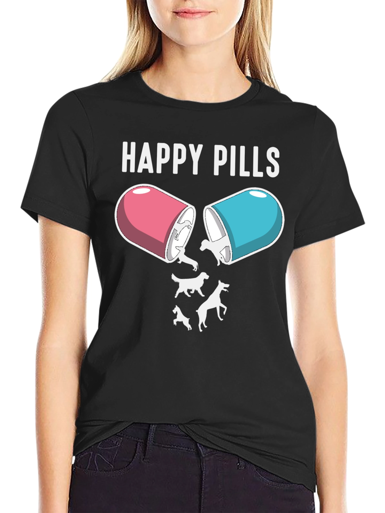 Happy Pills Dog T-Shirt