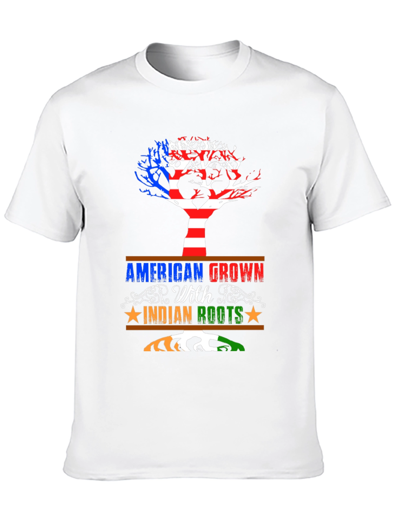American Grown Indian Roots Graphic Tee
