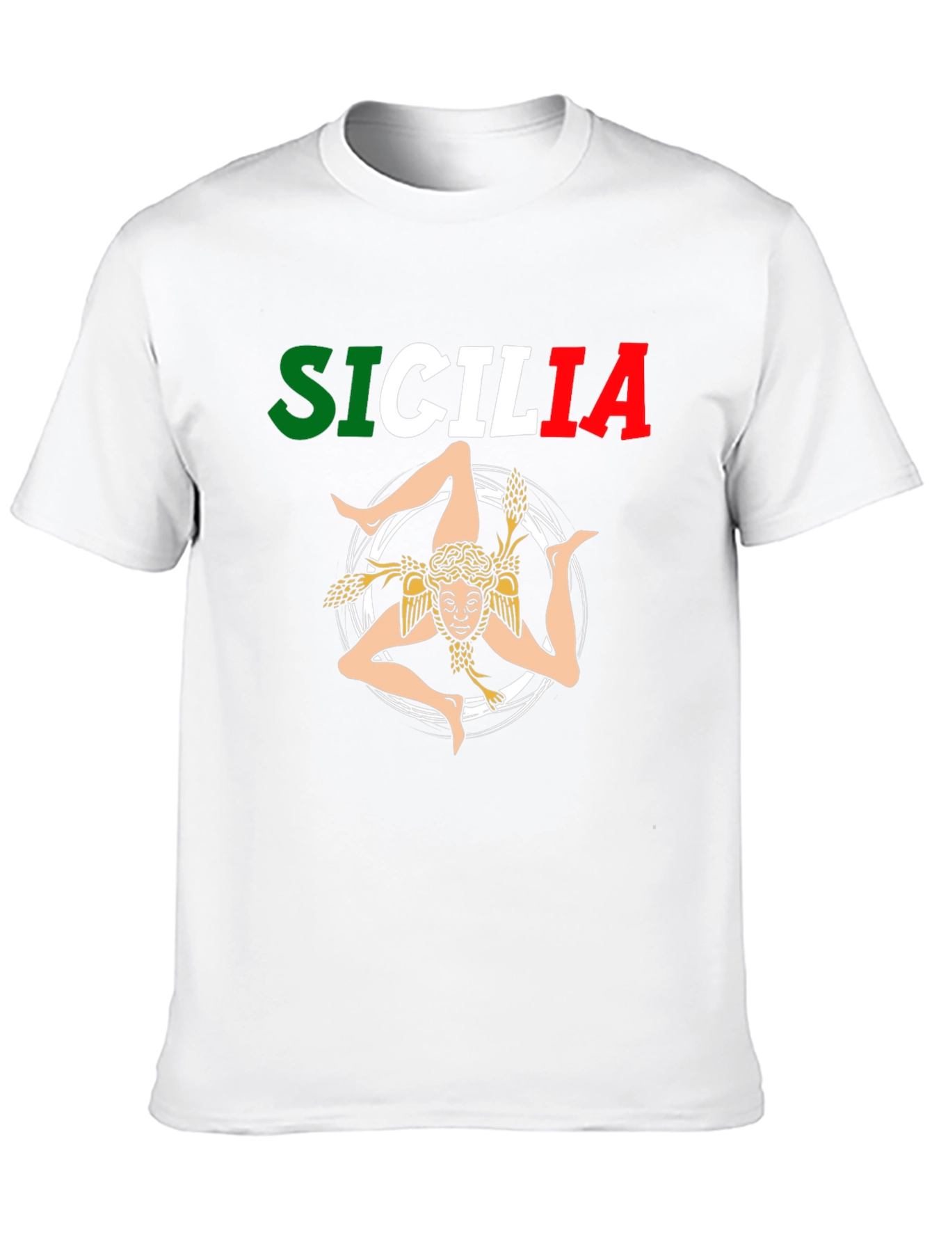 Sicilia T-Shirt Trinacria Graphic Italy Pride