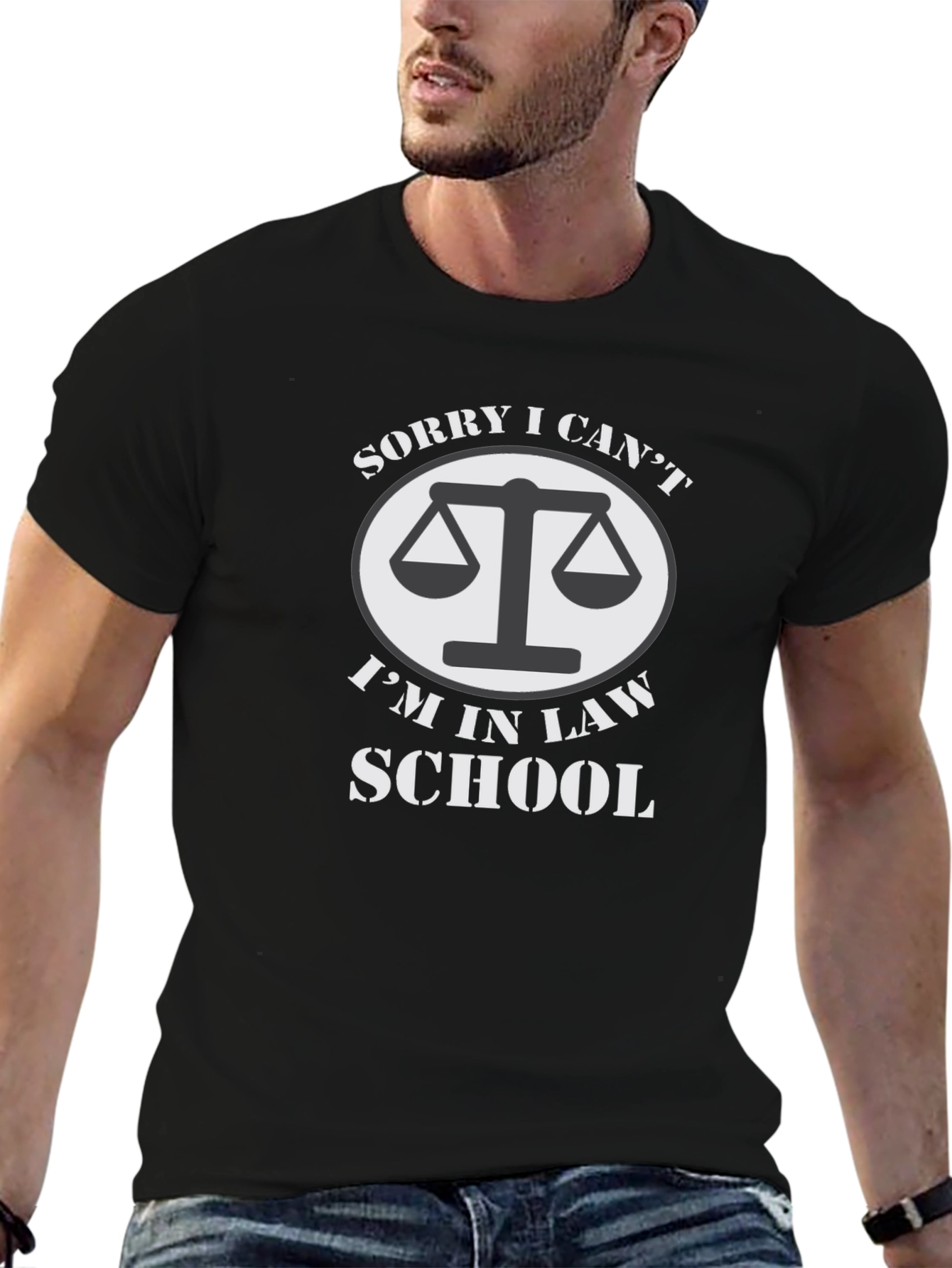 Law School Student T-Shirt - Sorry I Cant!
