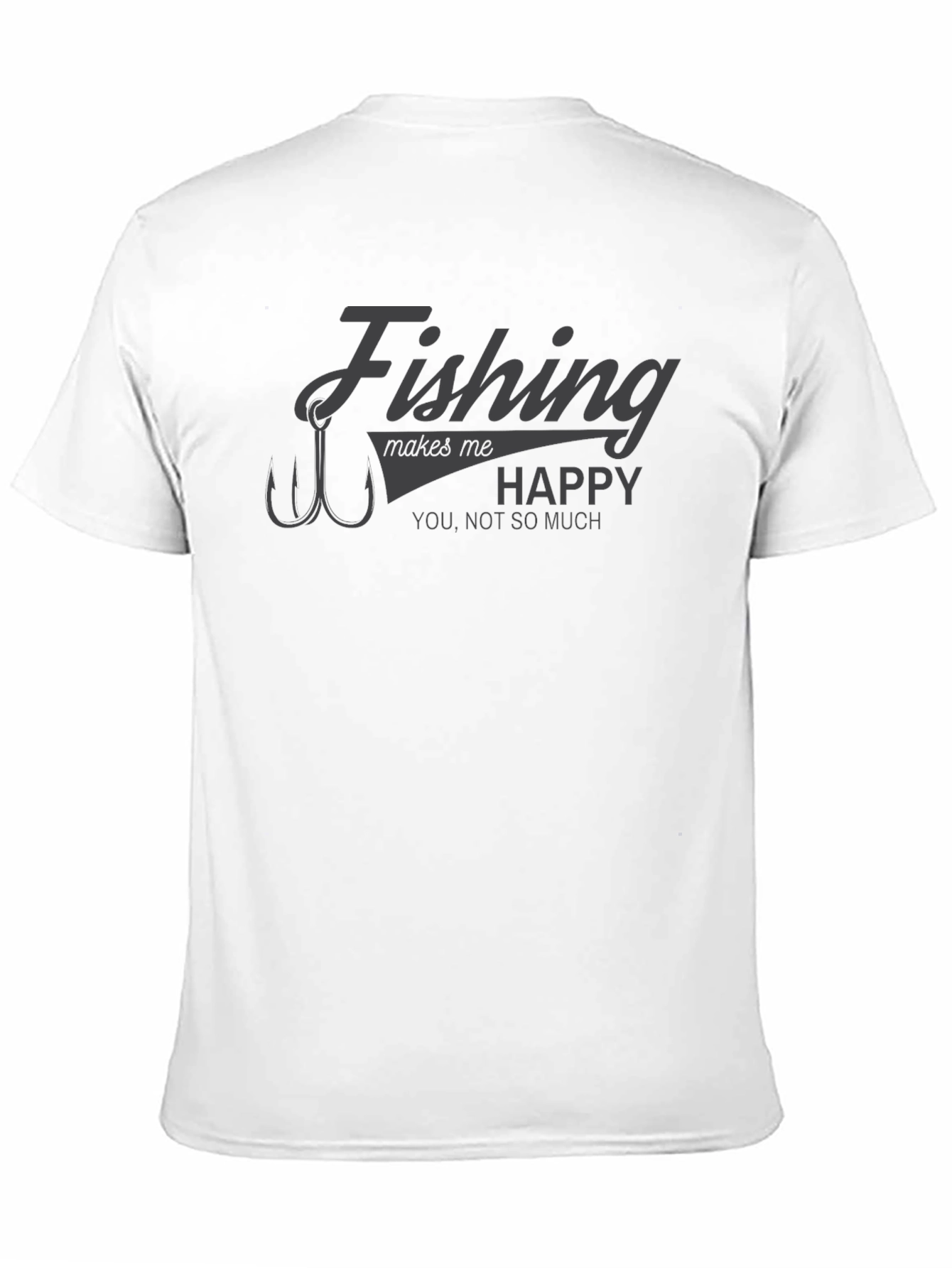 Fishing Makes Me Happy Graphic Tee