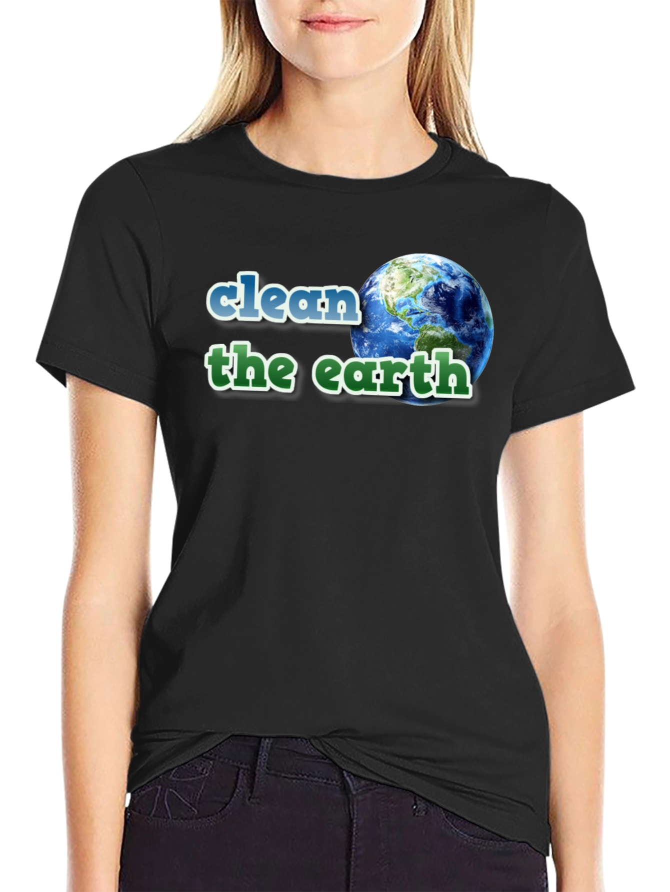 Clean the Earth Graphic T-Shirt