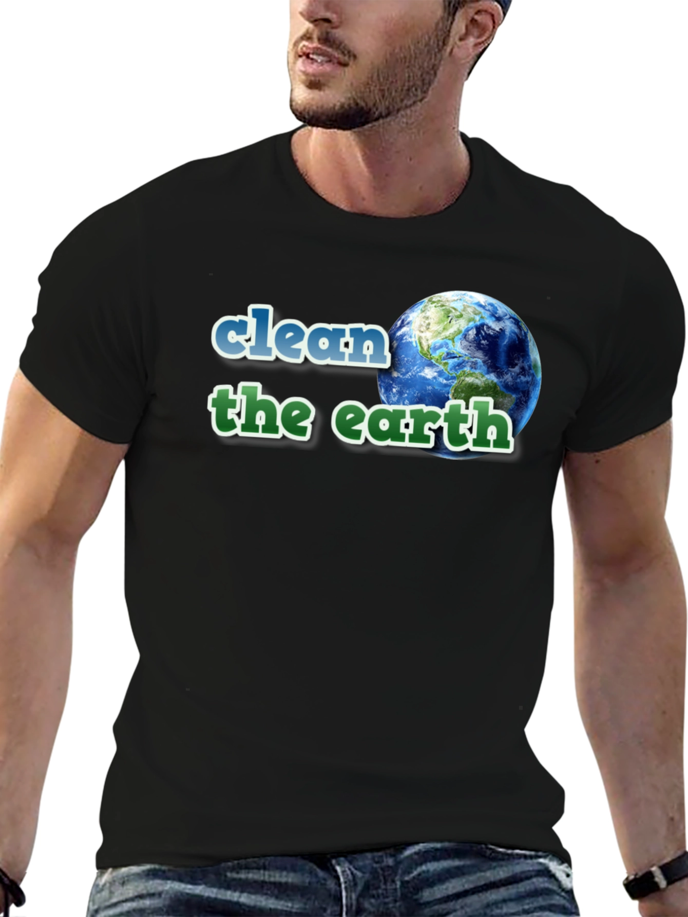 Clean the Earth Graphic T-Shirt