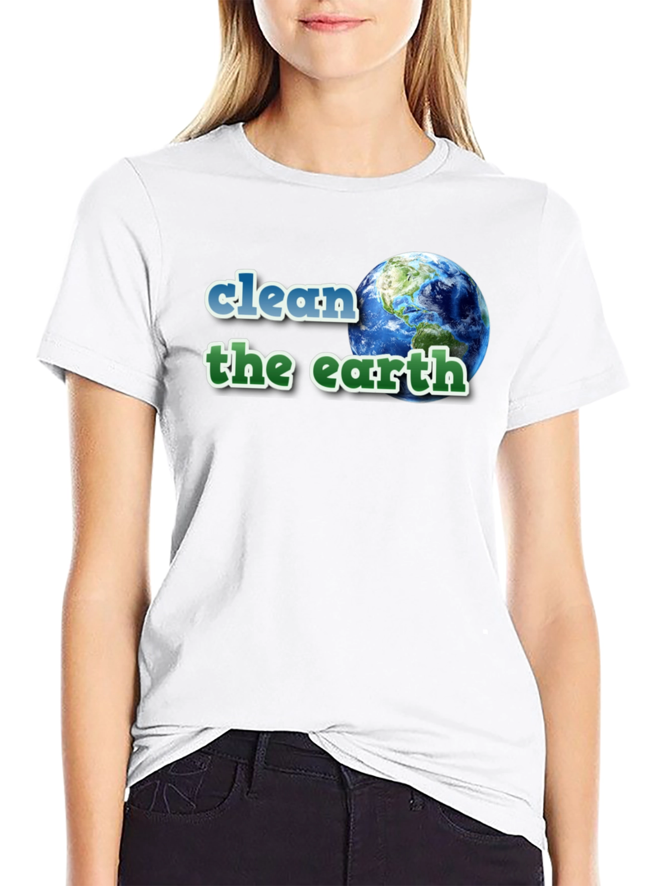 Clean the Earth Graphic T-Shirt