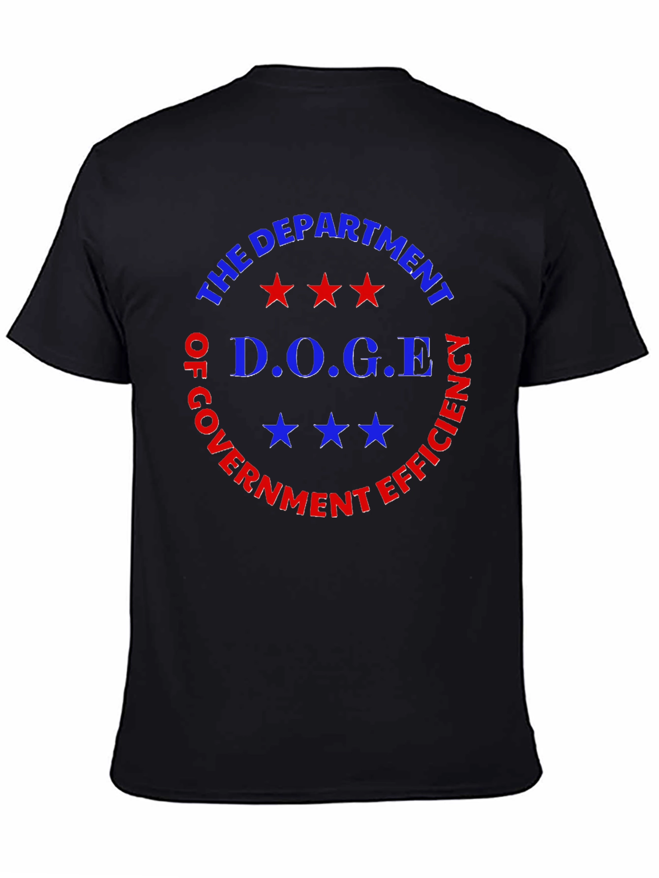 D.O.G.E Government Efficiency Black T-Shirt