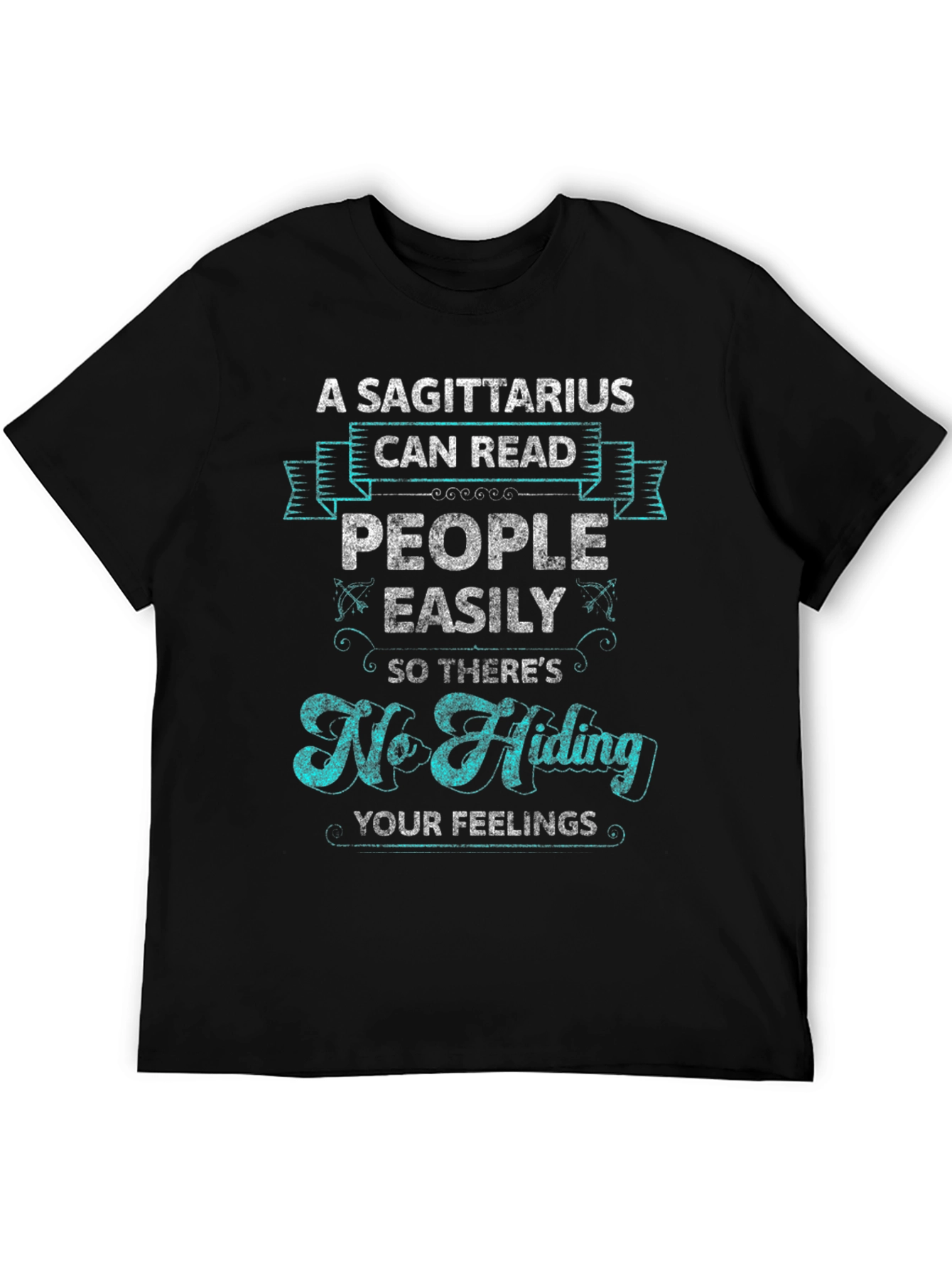 Sagittarius Can Read People Graphic Tee - Zodiac Gift