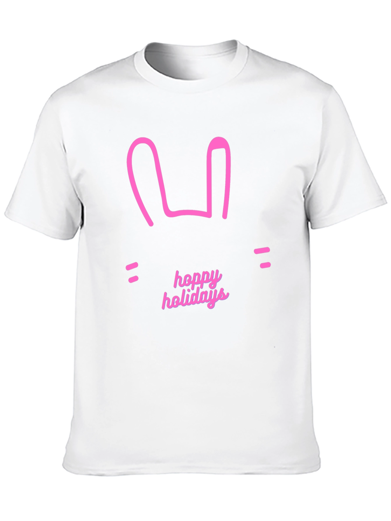 Hoppy Holidays Easter Bunny Graphic T-Shirt