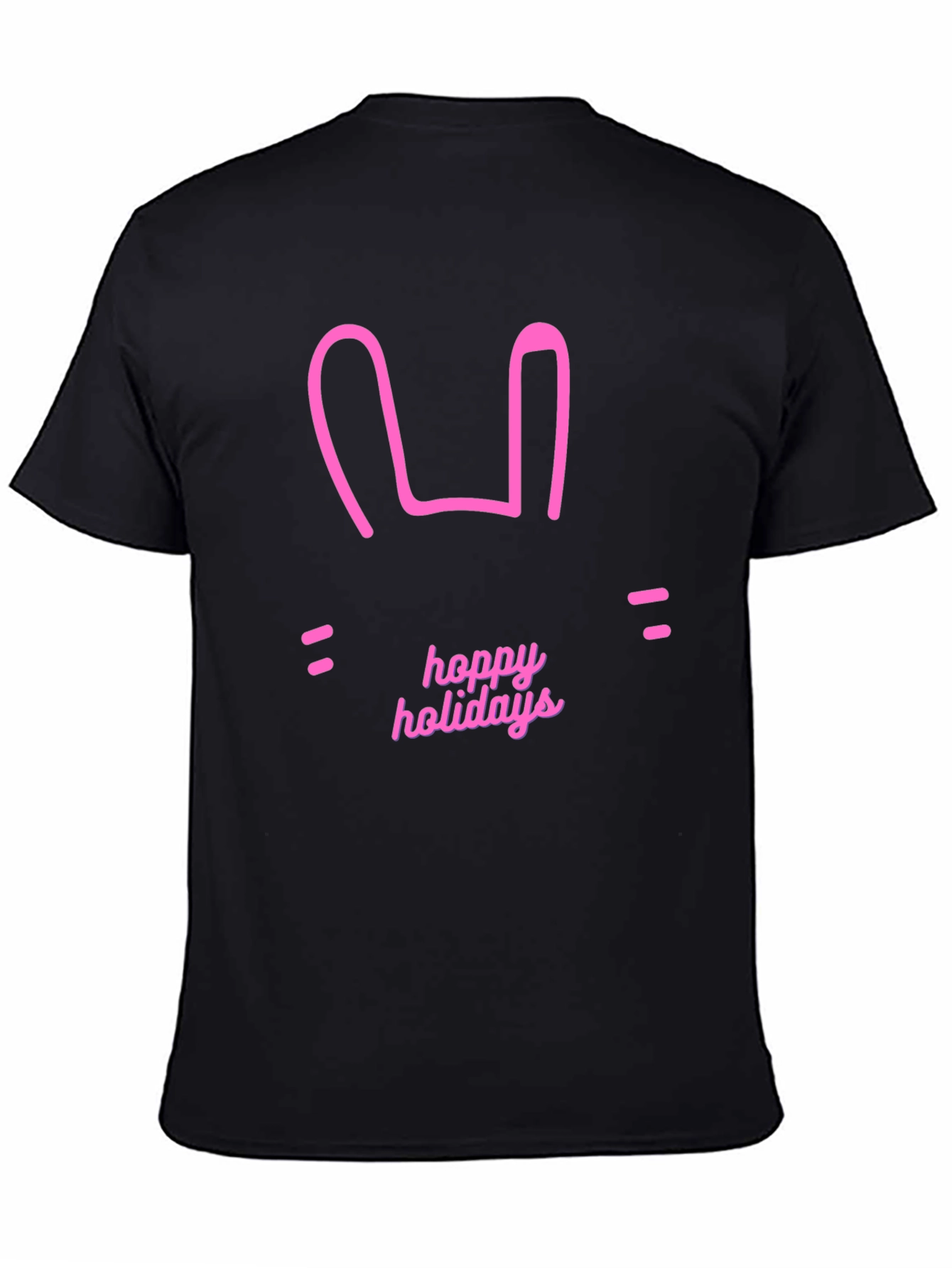 Hoppy Holidays Easter Bunny Graphic T-Shirt