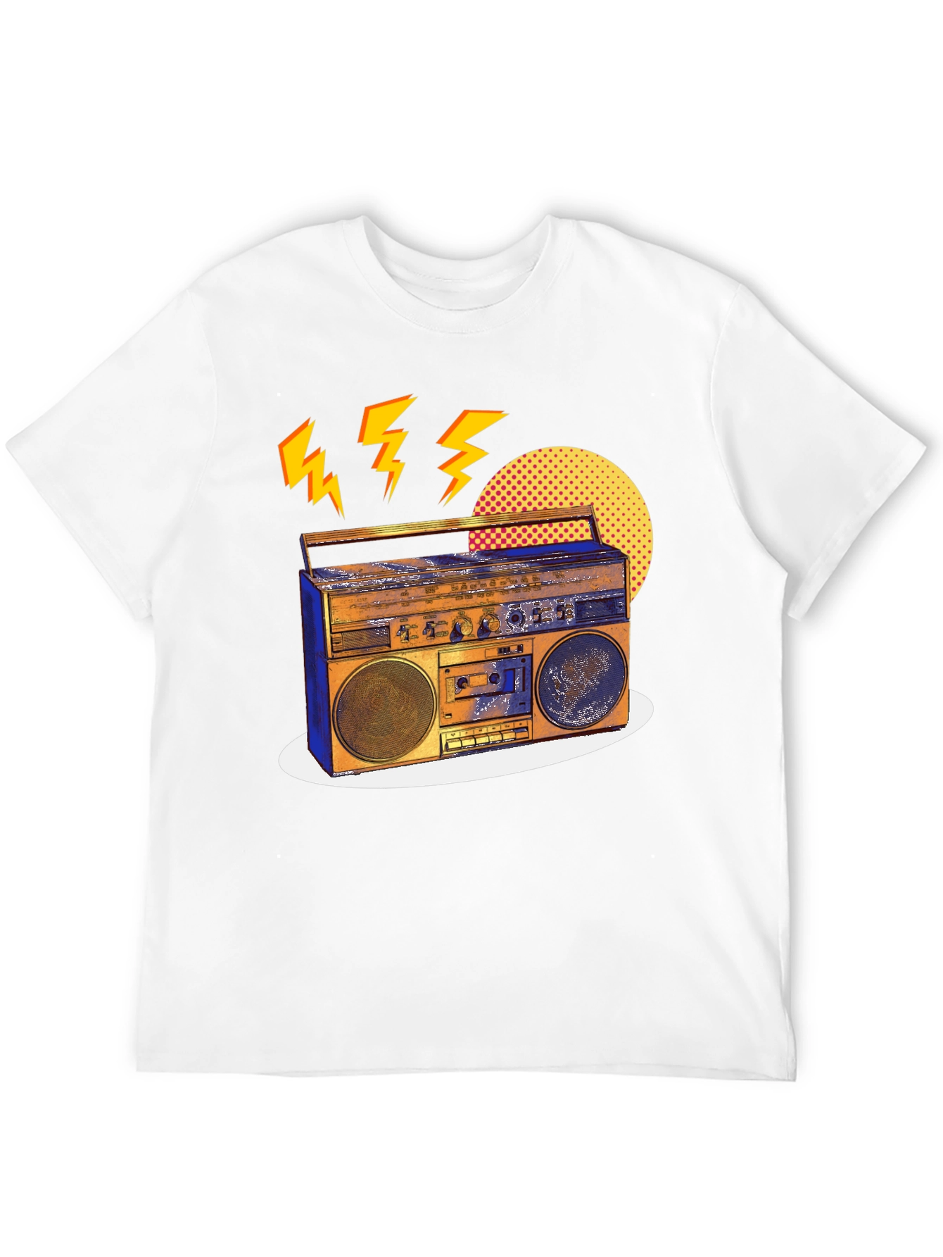 Retro Boombox Graphic Tee