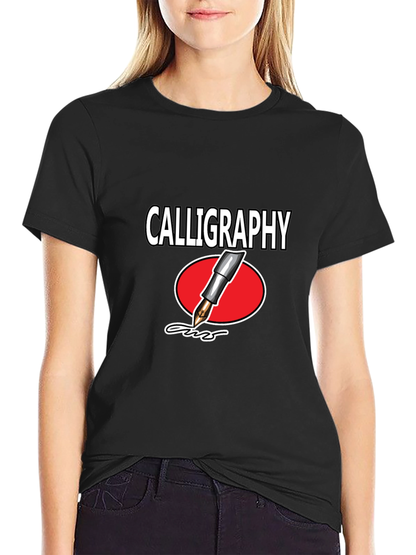 Calligraphy T-Shirt: Artistic Writer Tee